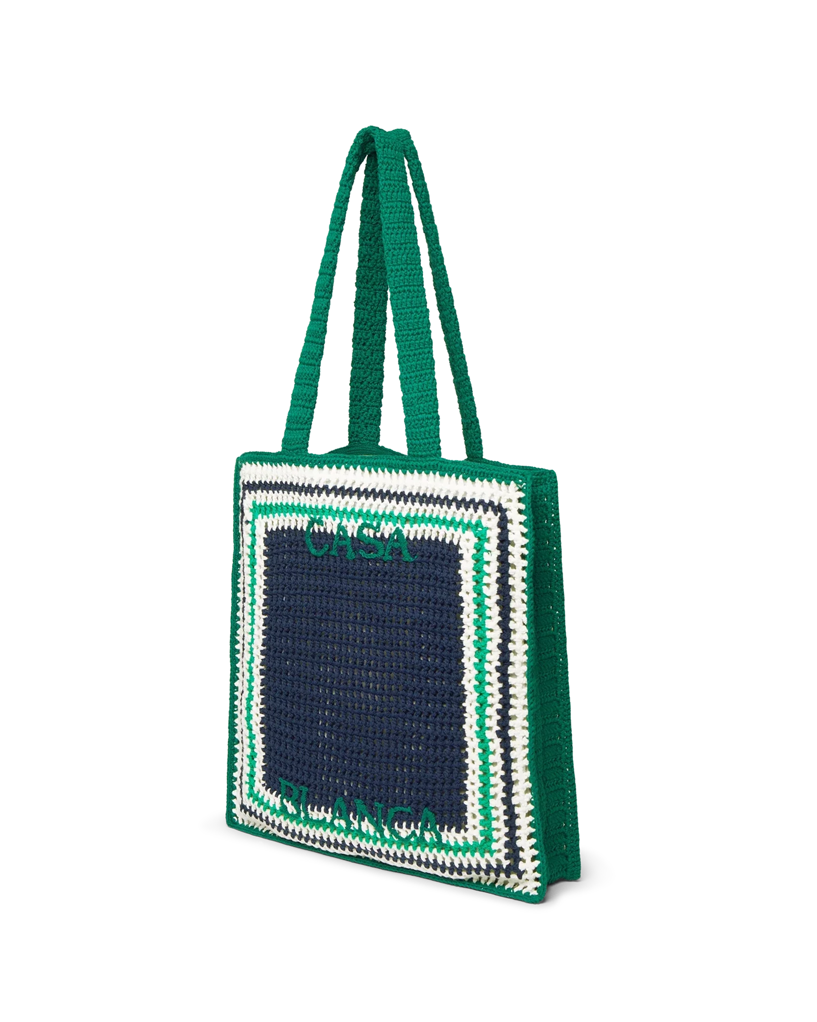 Stripe Crochet Bag