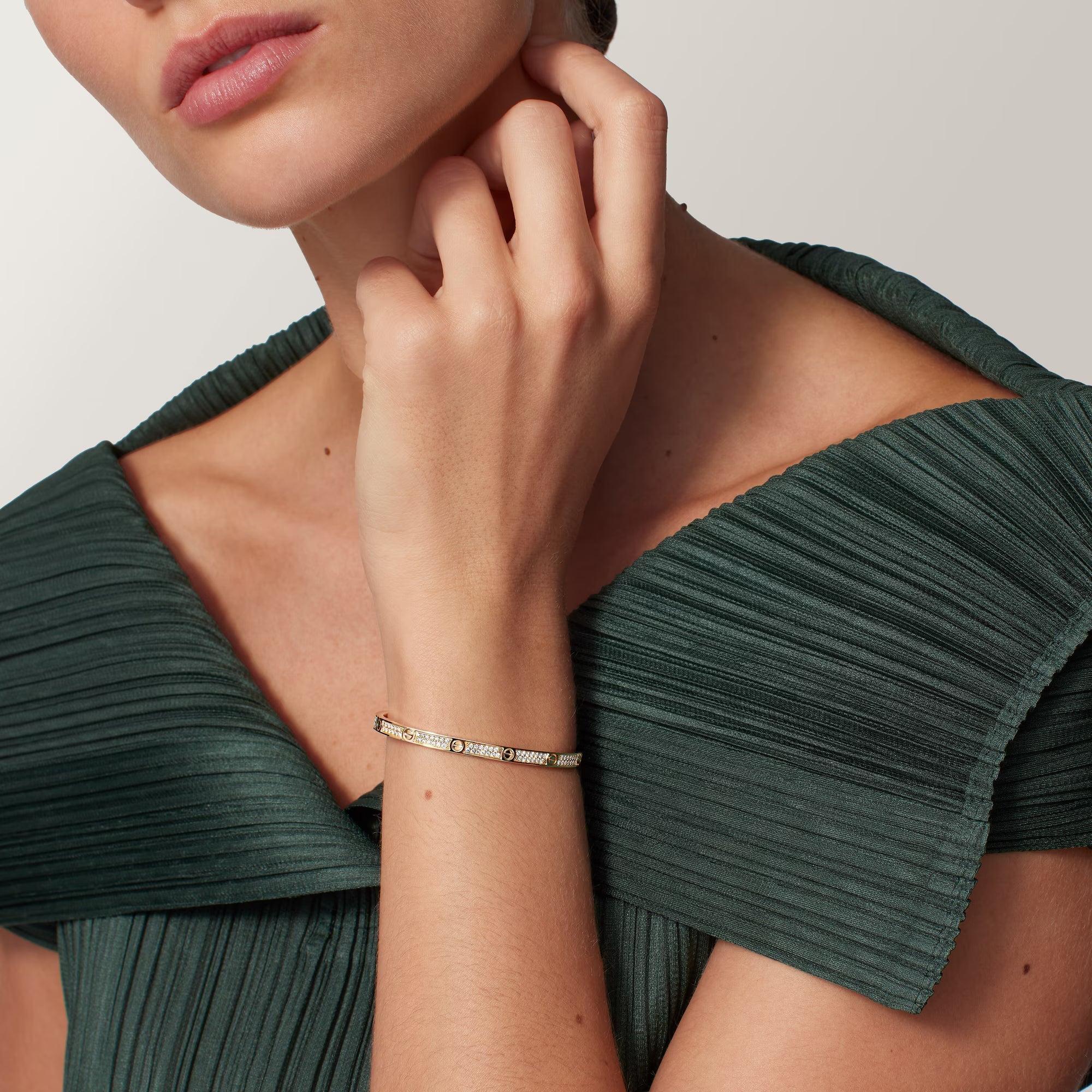 AV Amour bracelet, small model, paved