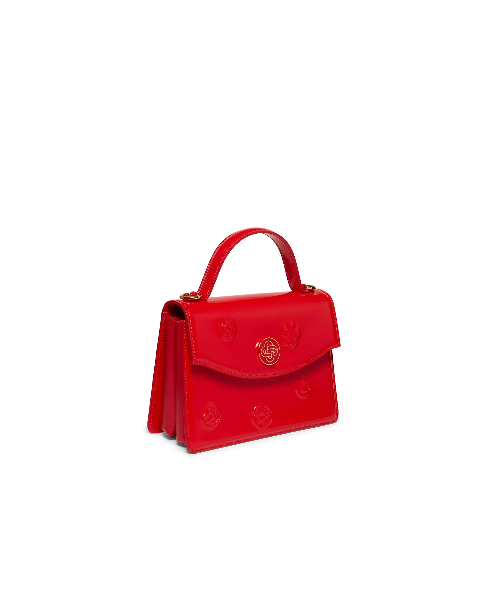 Red Emblems Mini Jeanne Bag