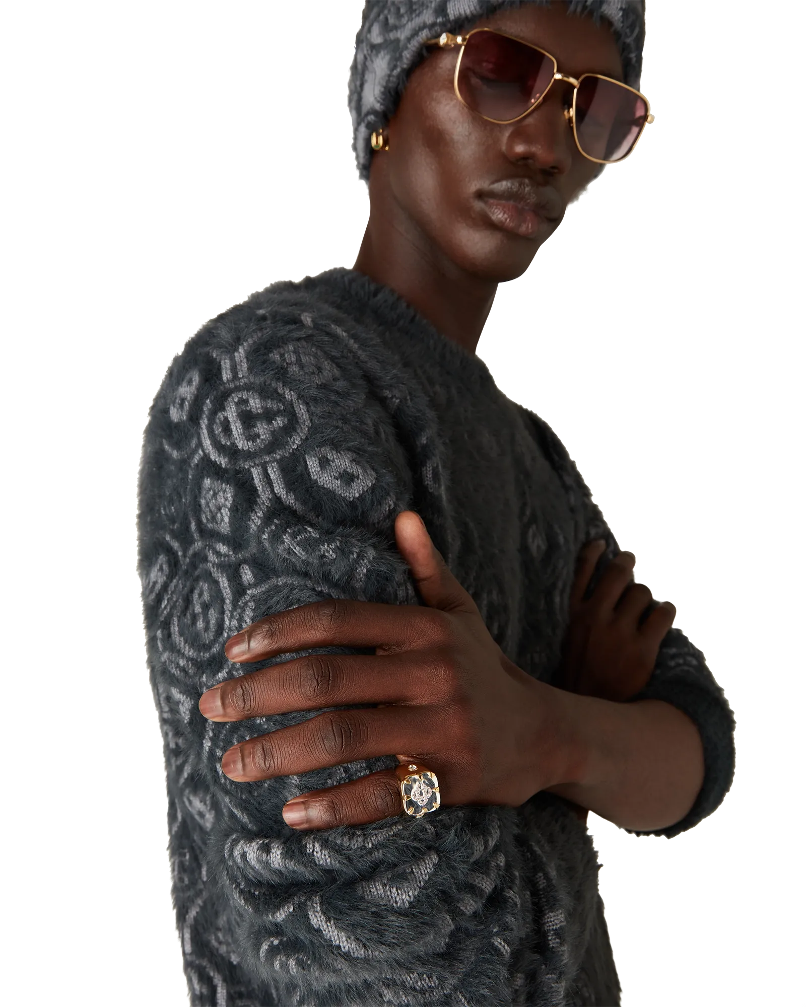CC Logo Signet Ring
