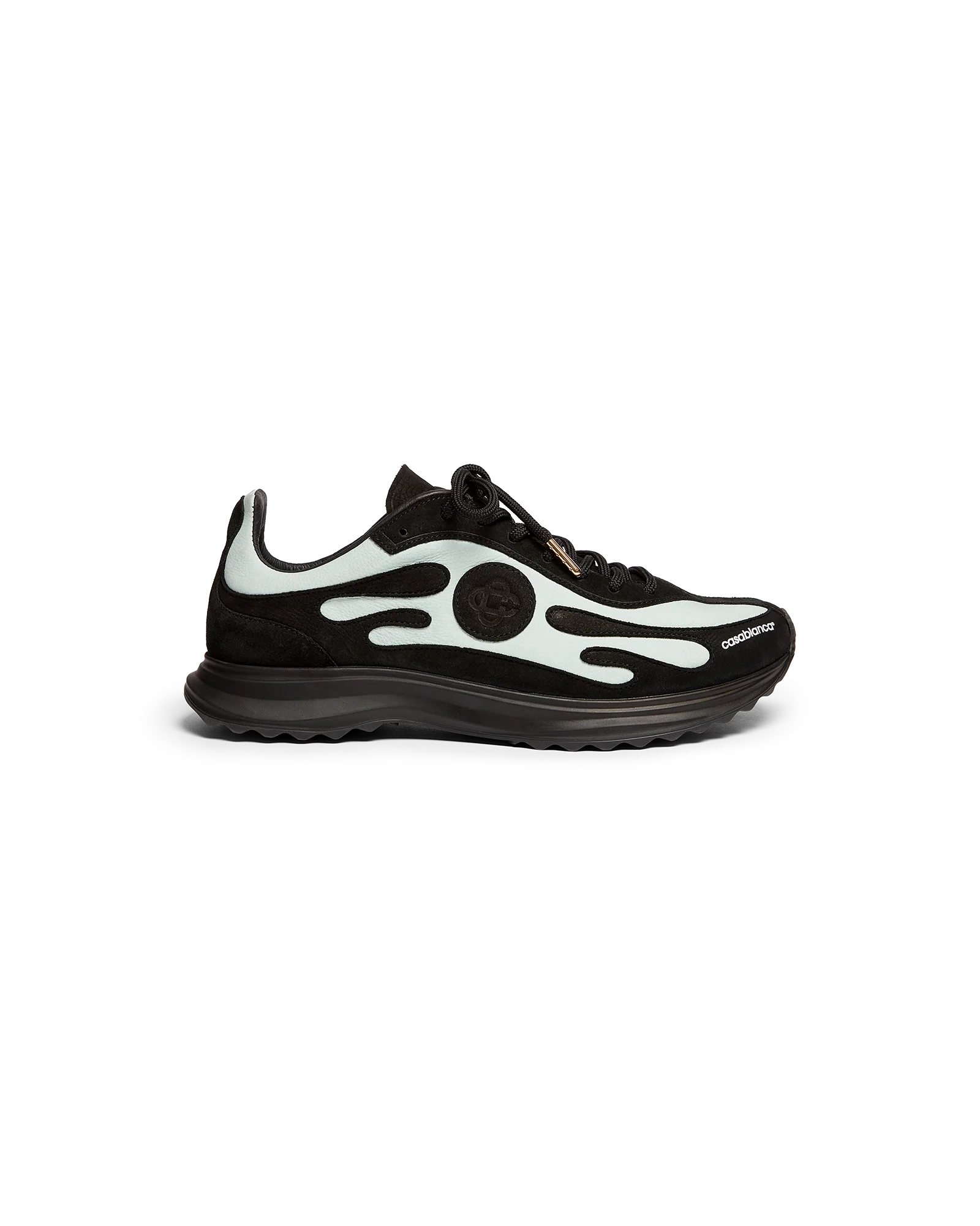 Women's Black & Mint Stade Sneaker