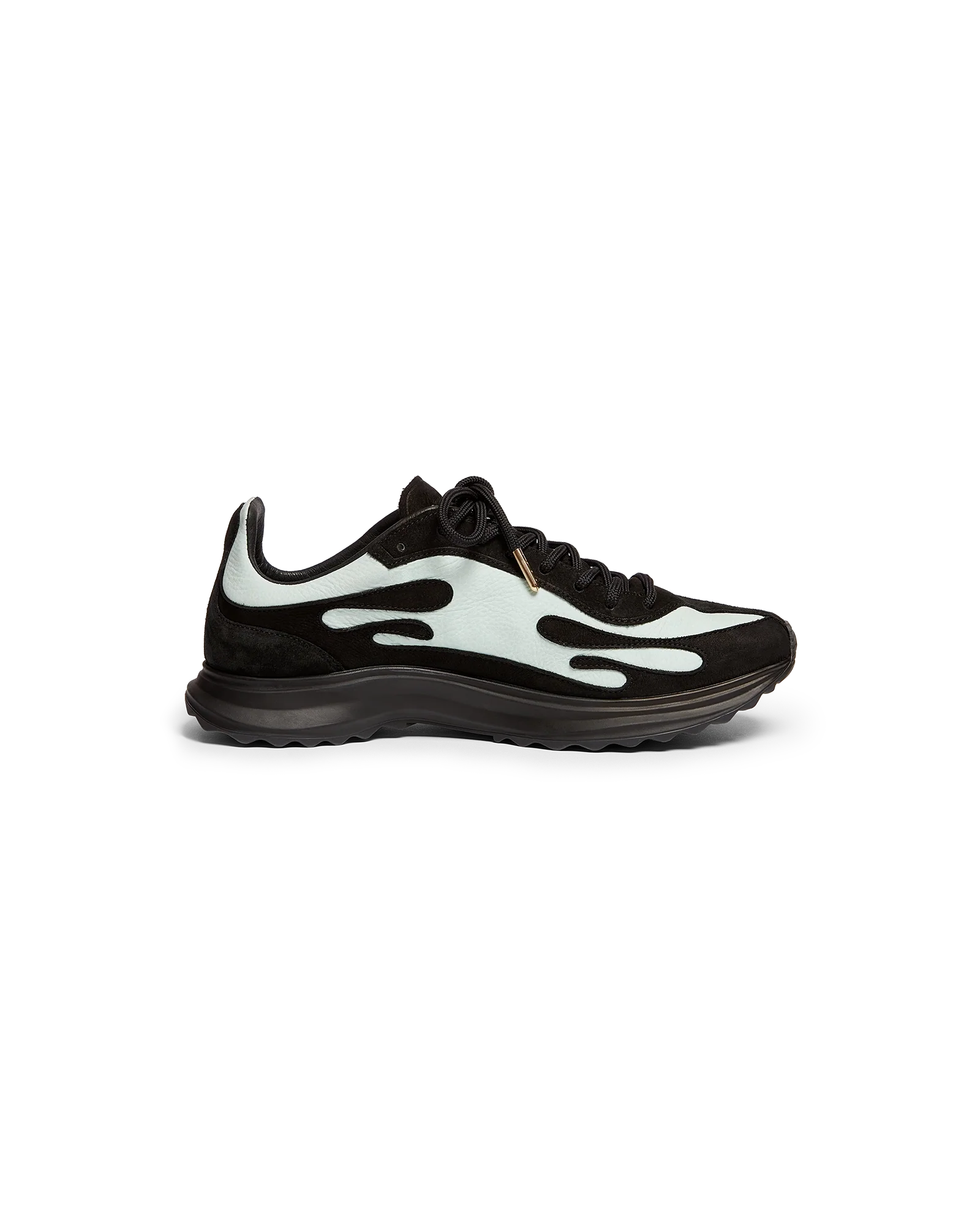 Women's Black & Mint Stade Sneaker