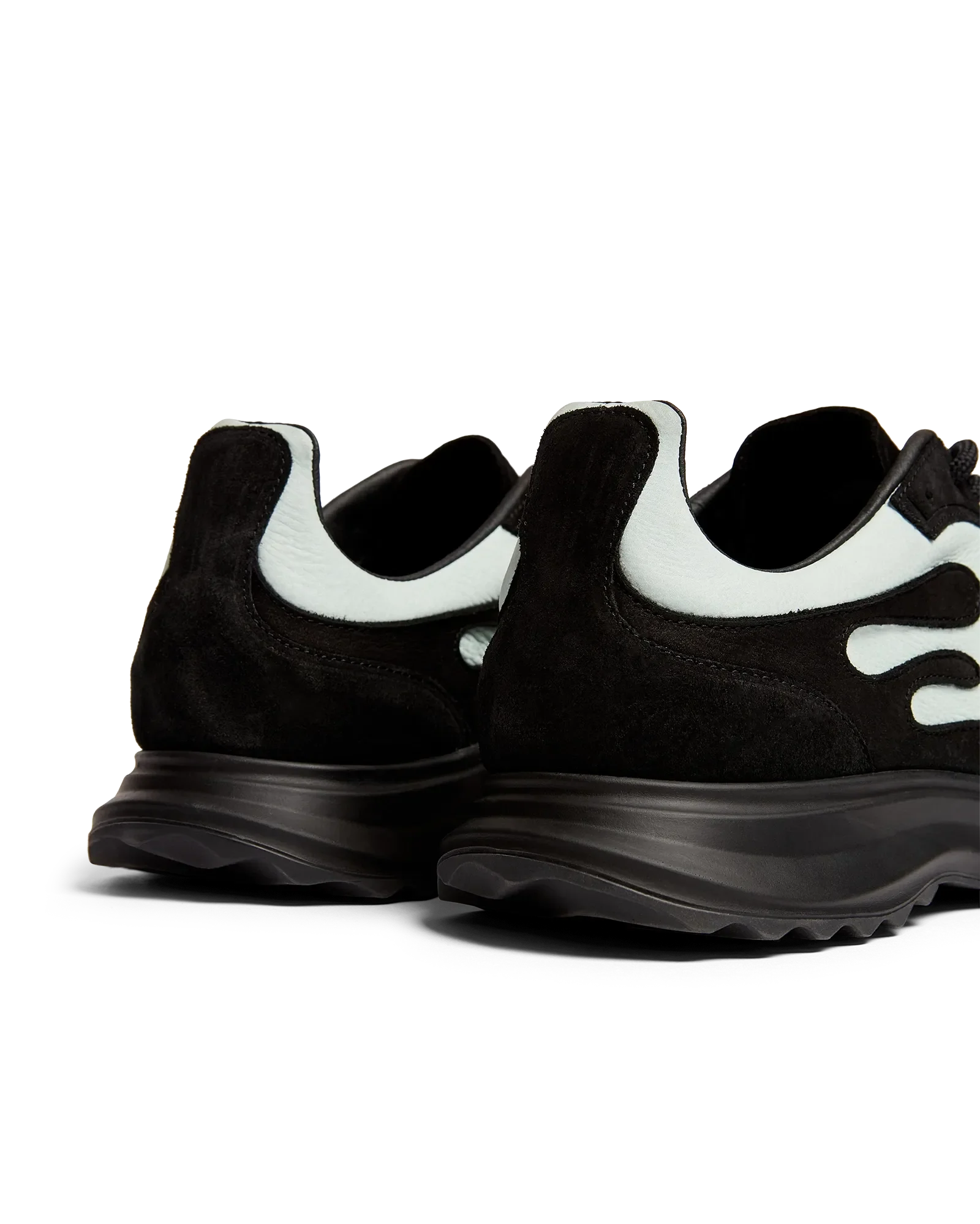 Women's Black & Mint Stade Sneaker