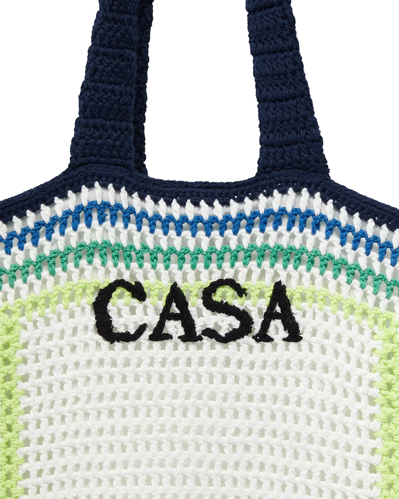 Stripe Crochet Bag