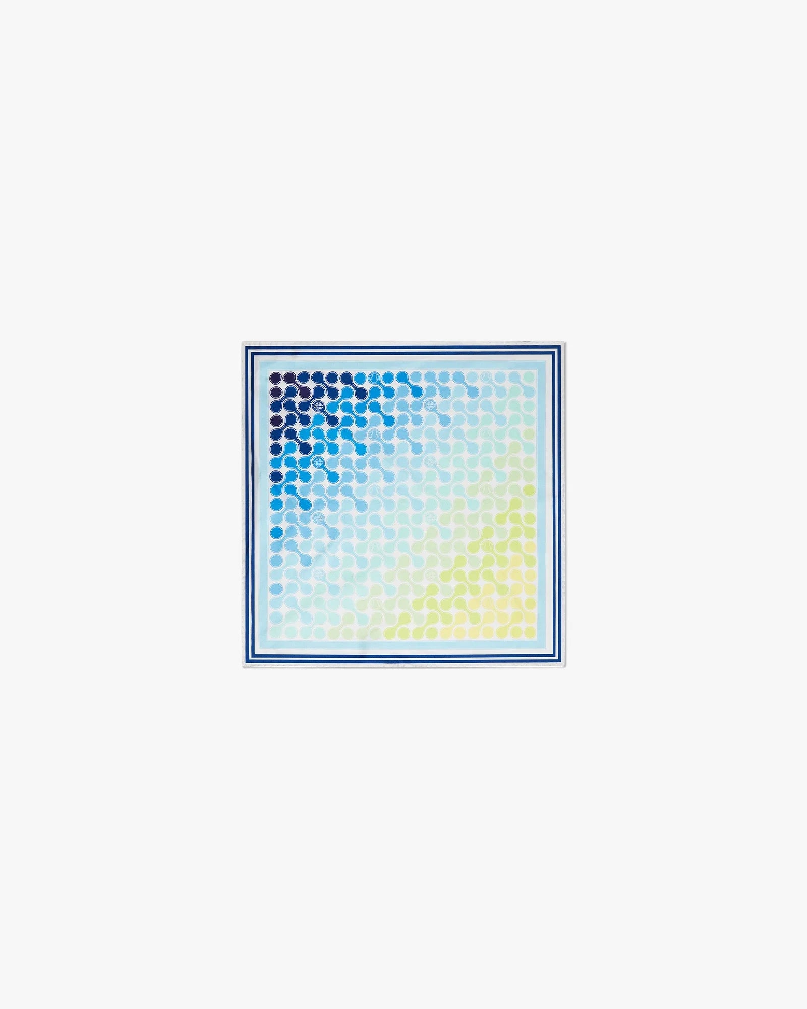 Gradient Tennis Tile Medium Silk Scarf