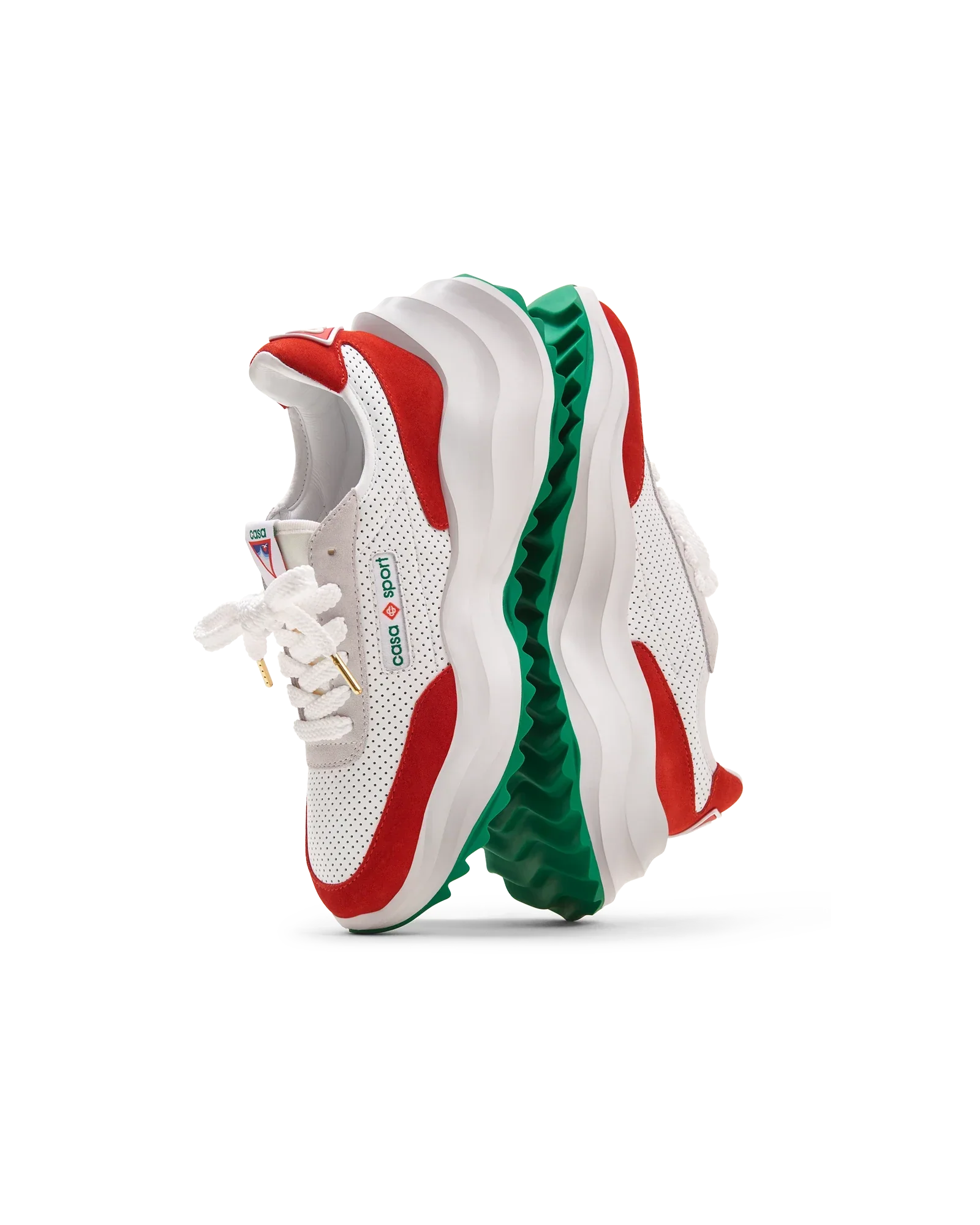 Men's Atlantis White & Red Sneaker