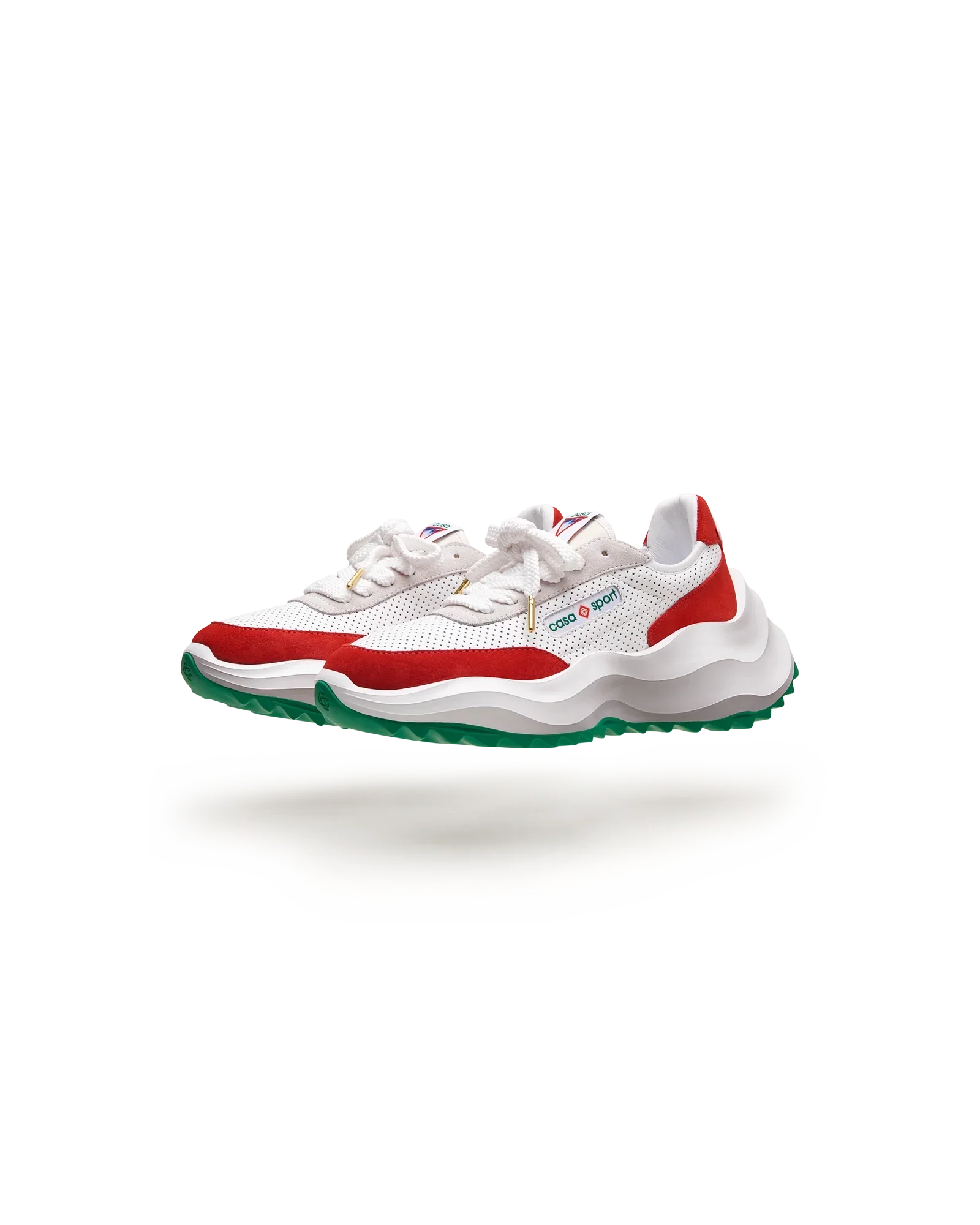 Men's Atlantis White & Red Sneaker