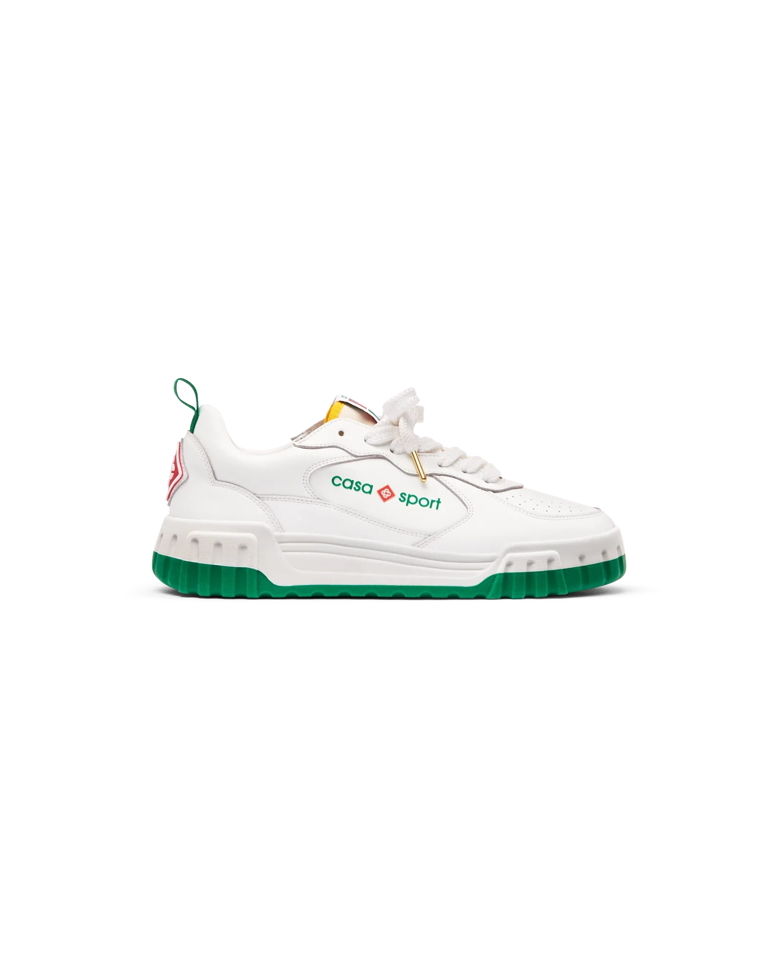 Women's Court White & Green Sneaker