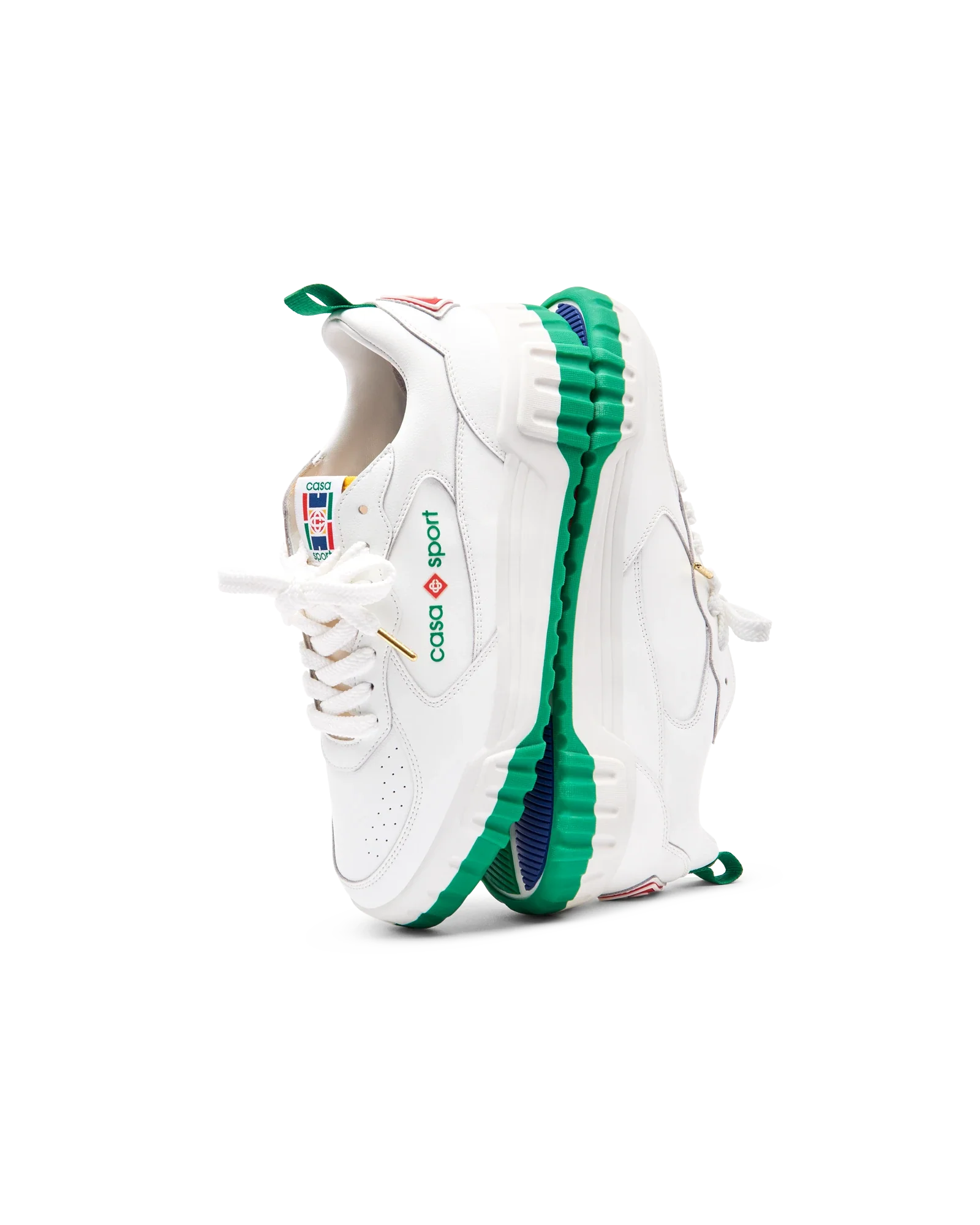 Women's Court White & Green Sneaker