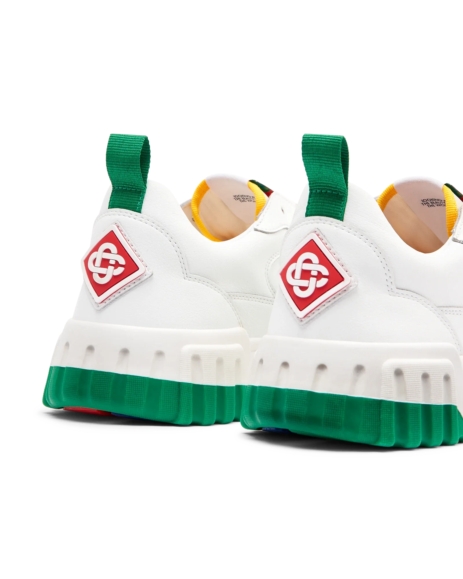 Men's Court White & Green Sneaker