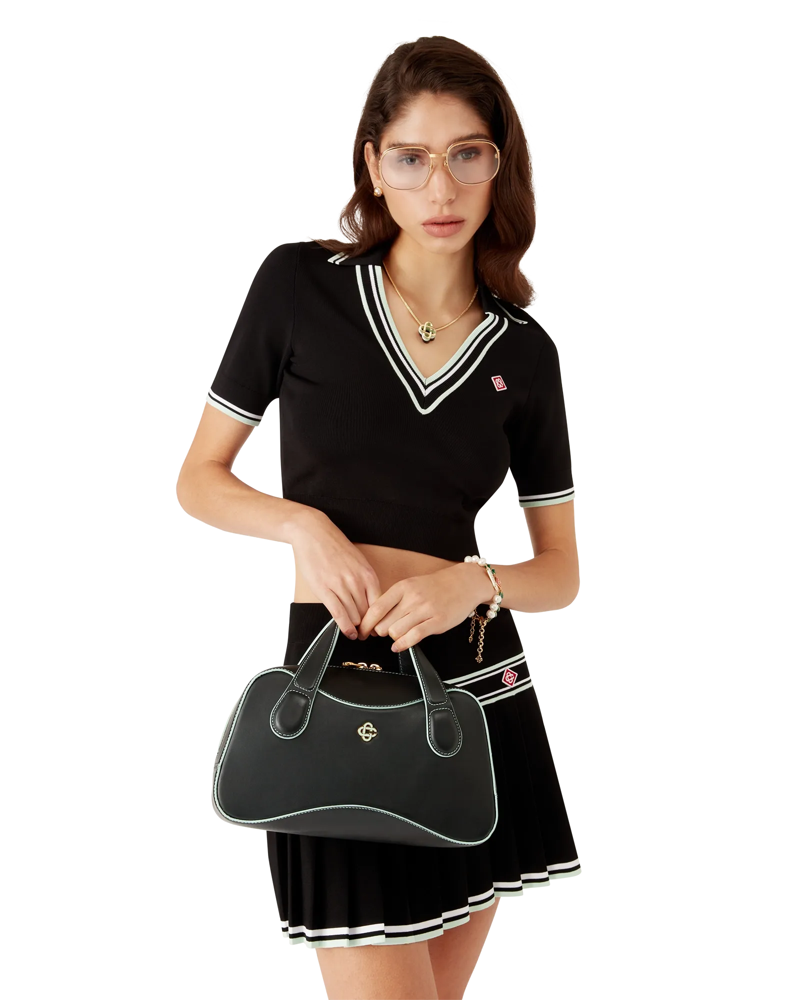 Black Mini Louise Bag
