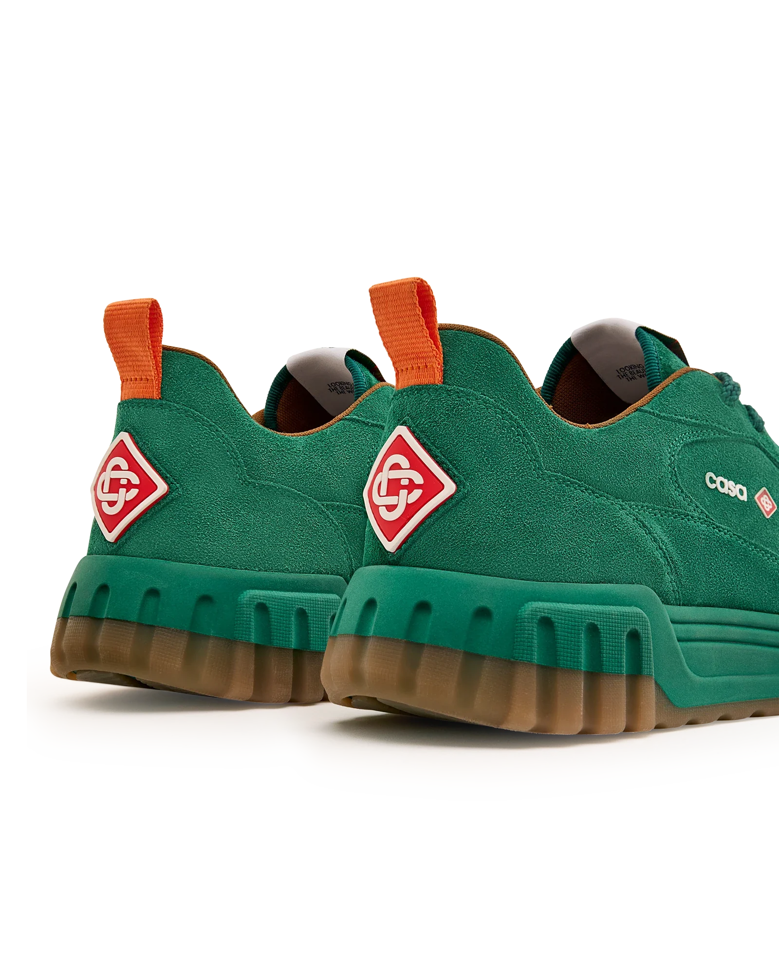 Women's Green Suede Court Sneaker