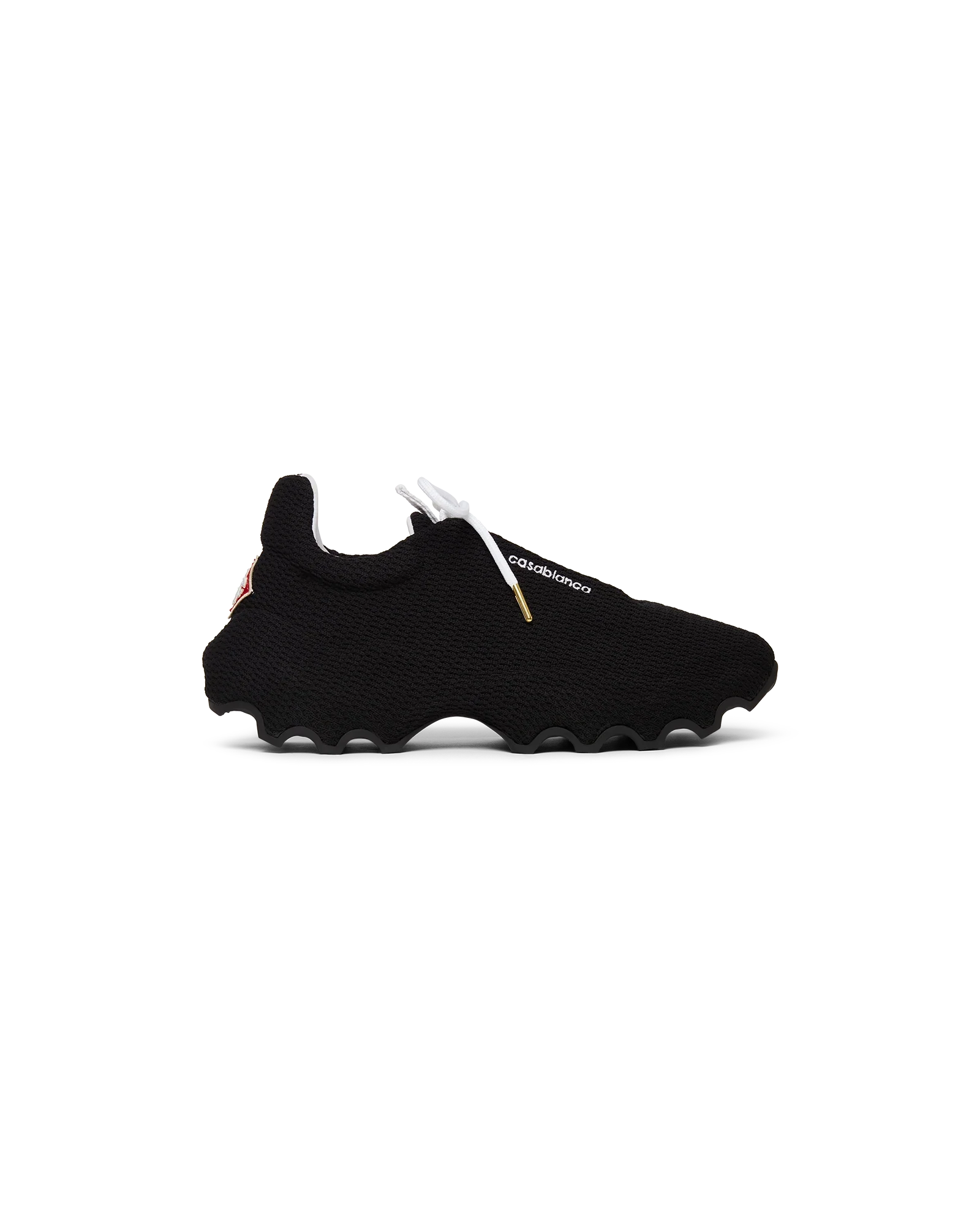 Men's Black Arch Knit Sneaker