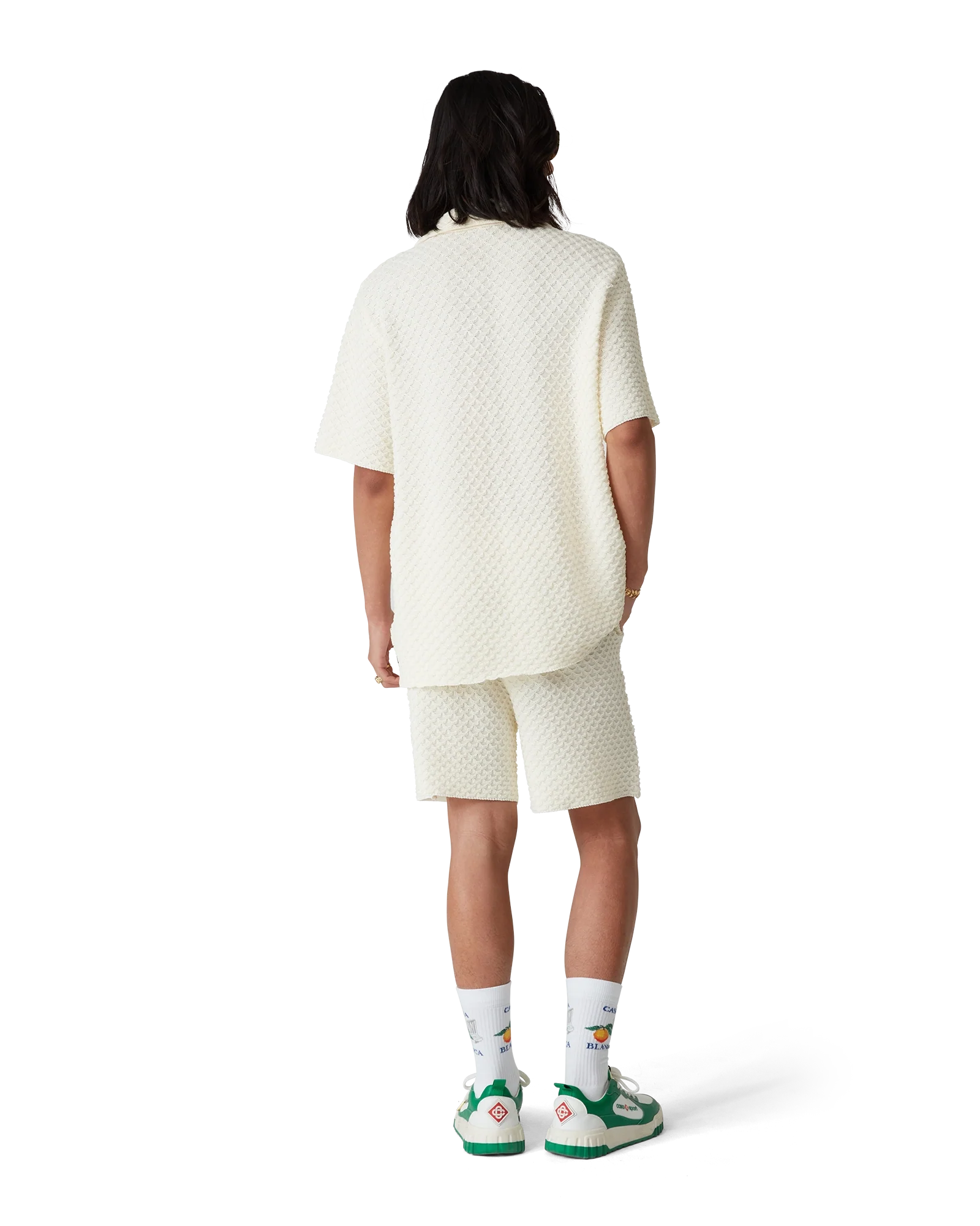 Men's Court Green & White Sneakers