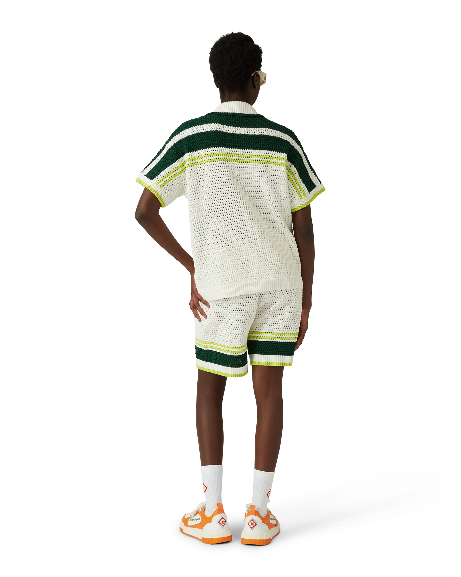 Men's Court Orange & White Sneakers
