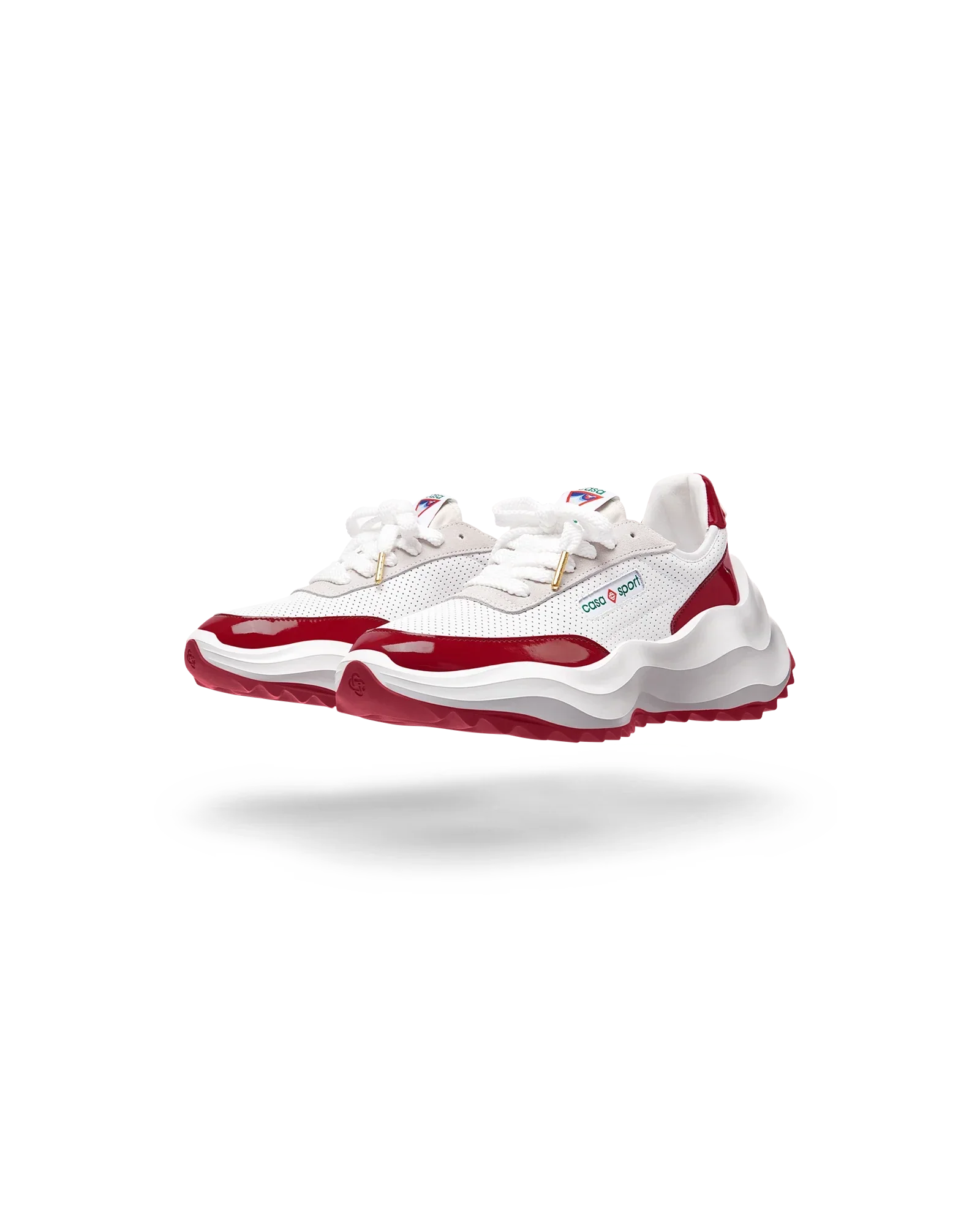 Women's Atlantis White & Haute Red Sneaker