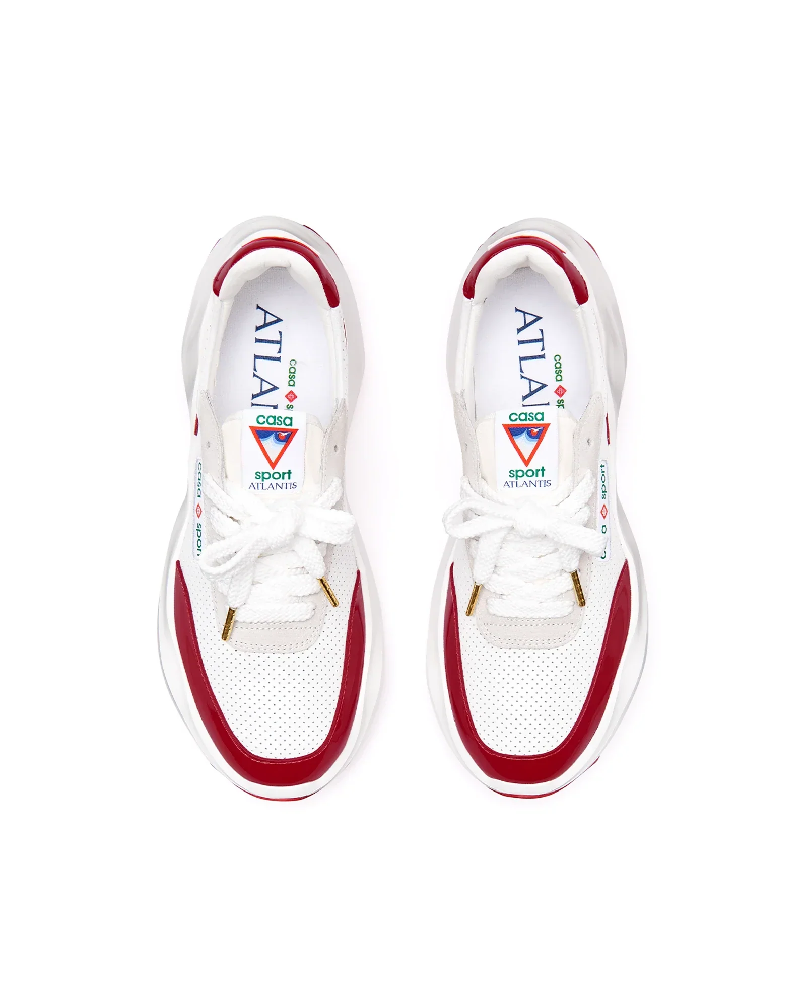 Women's Atlantis White & Haute Red Sneaker