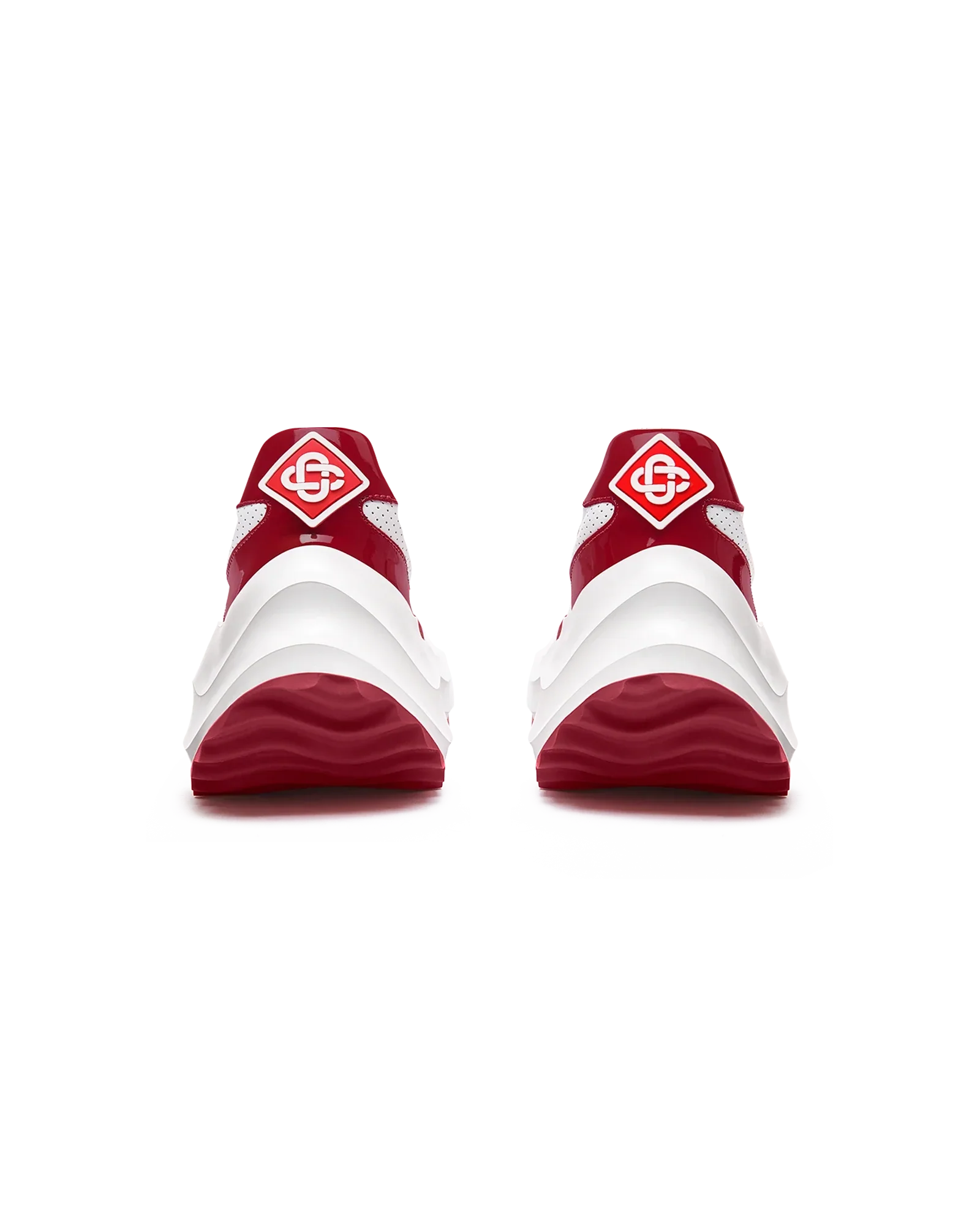 Women's Atlantis White & Haute Red Sneaker