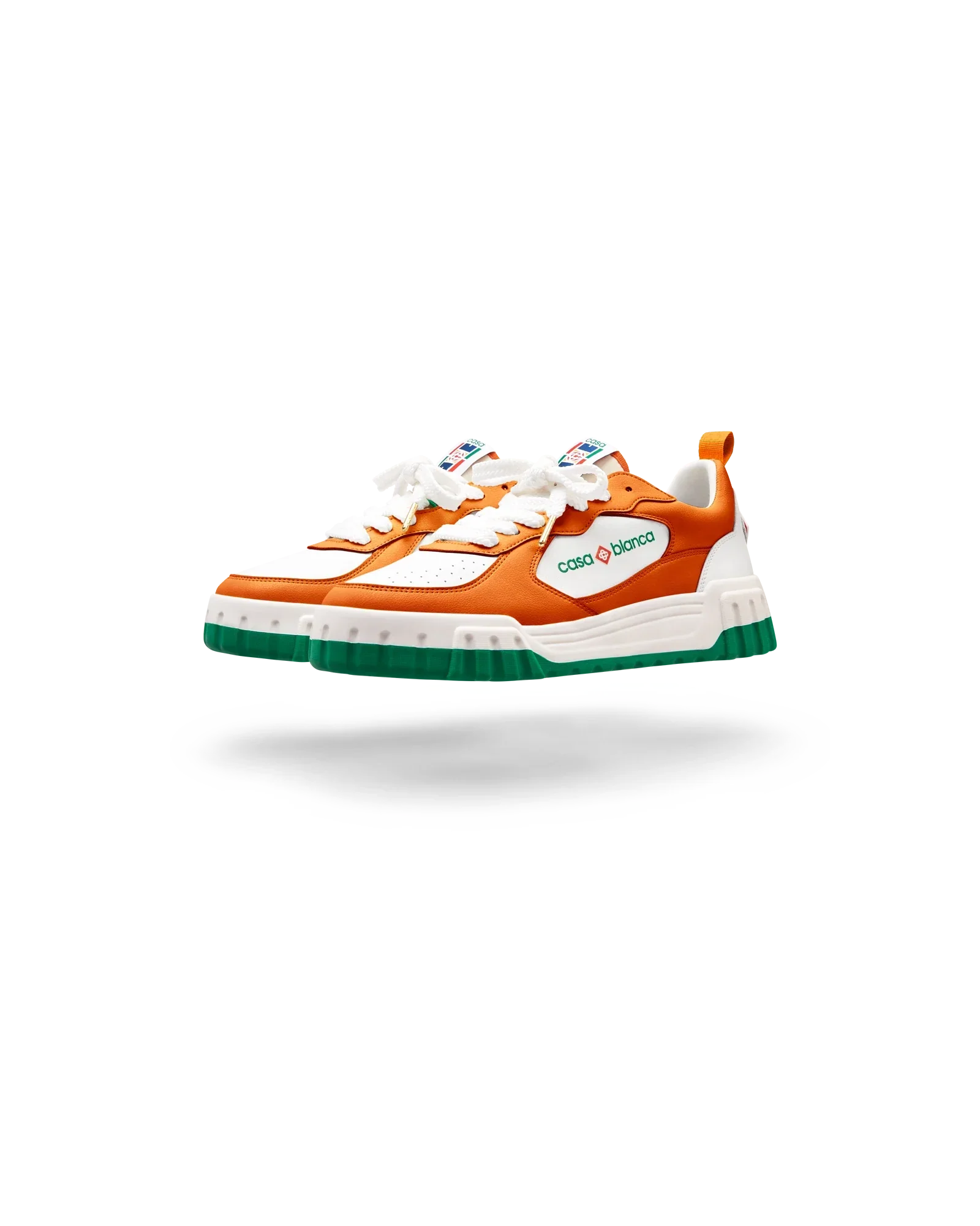 Men's Court Orange & White Sneaker