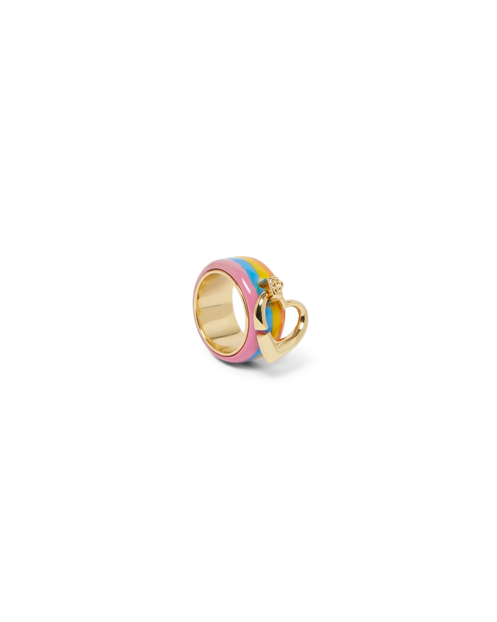 Rainbow Heart Ring