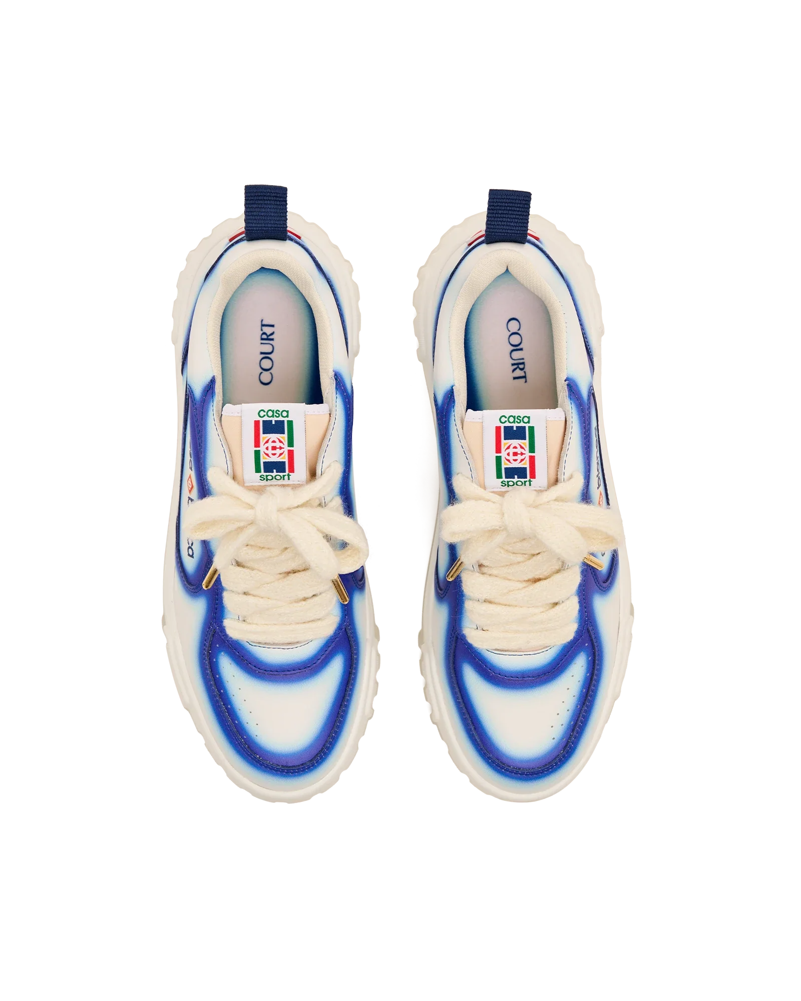 Women's Court Blue Fade Sneaker