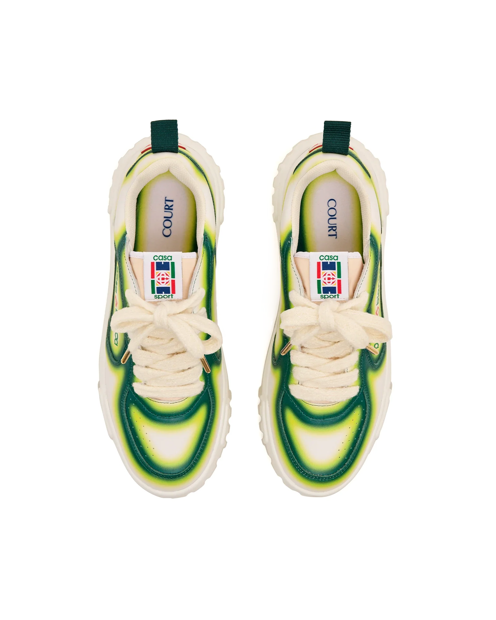 Men's Court Green Fade Sneaker
