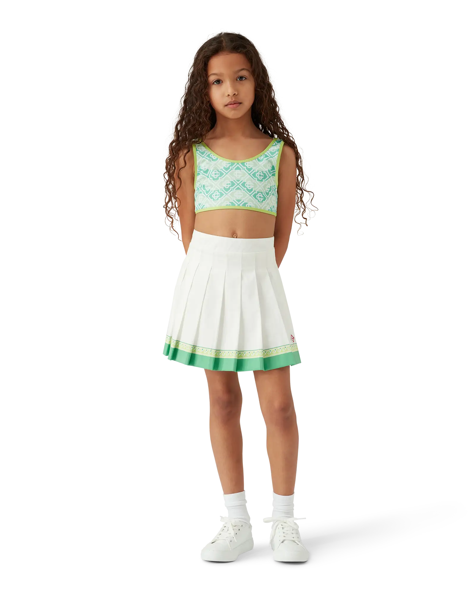 Children's Wavy Monogram Bikini Set
