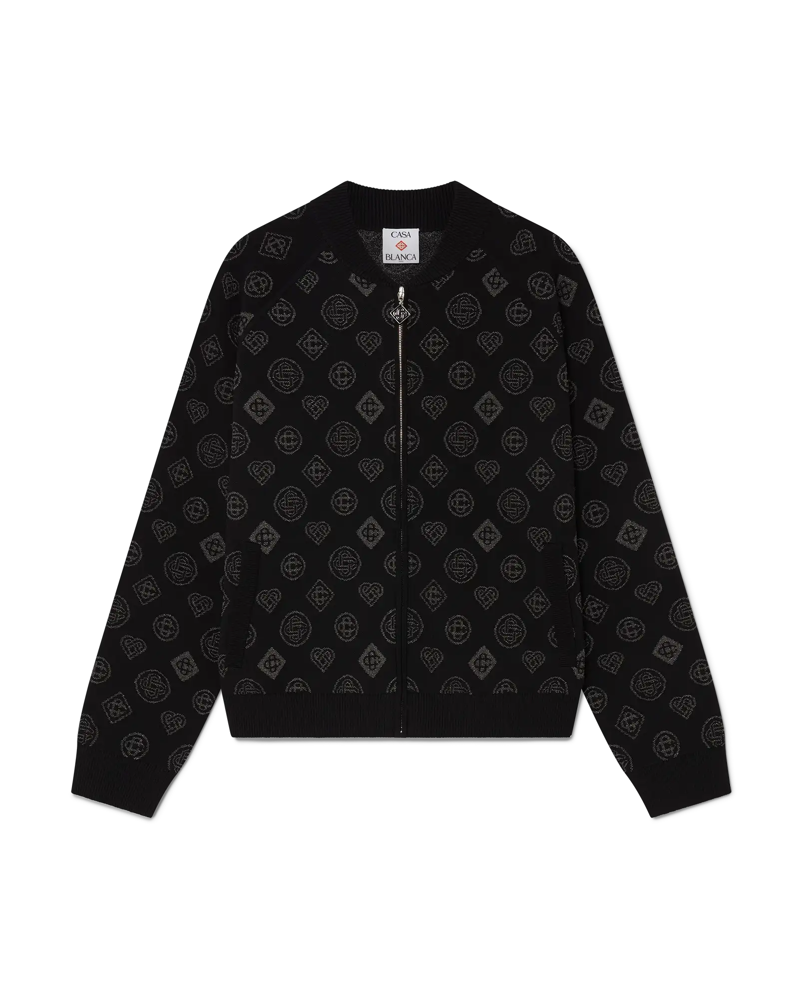Monogram Jacquard Bomber Jacket