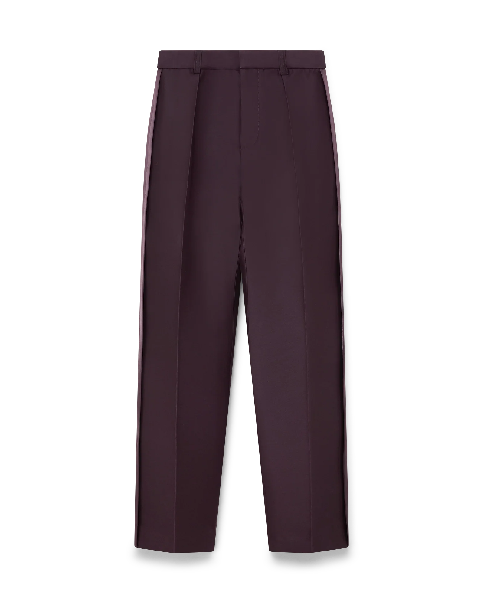 Blend Tailored Side Stripe Wool Silk Trousers