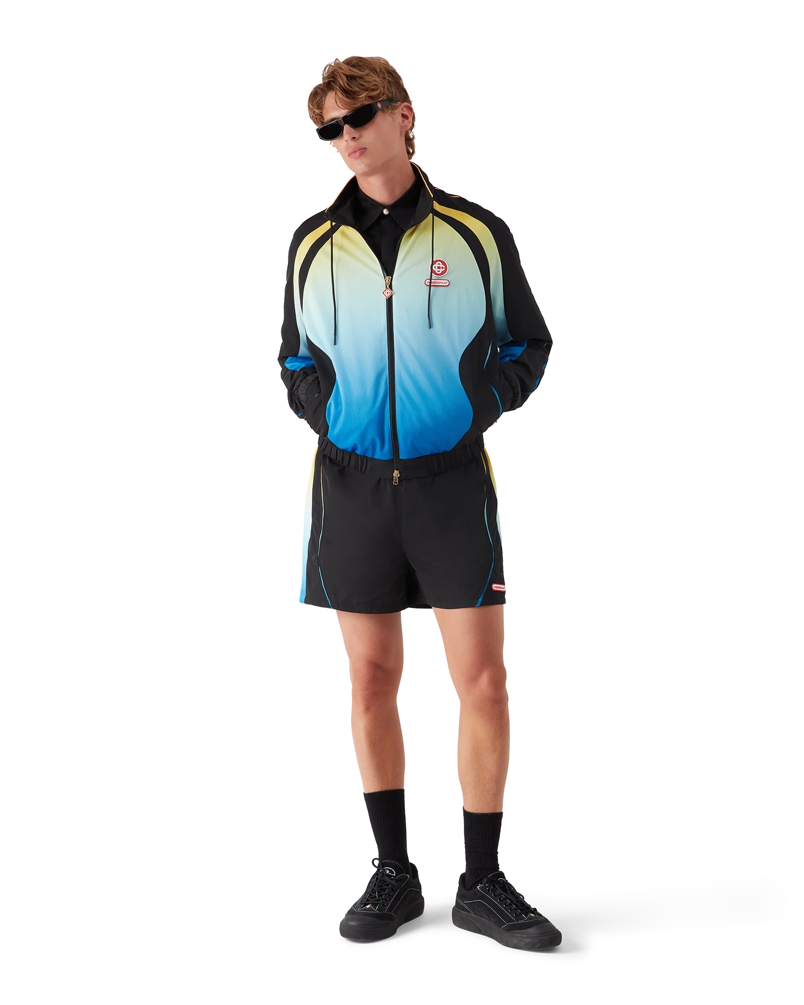 Gradient Football Shorts