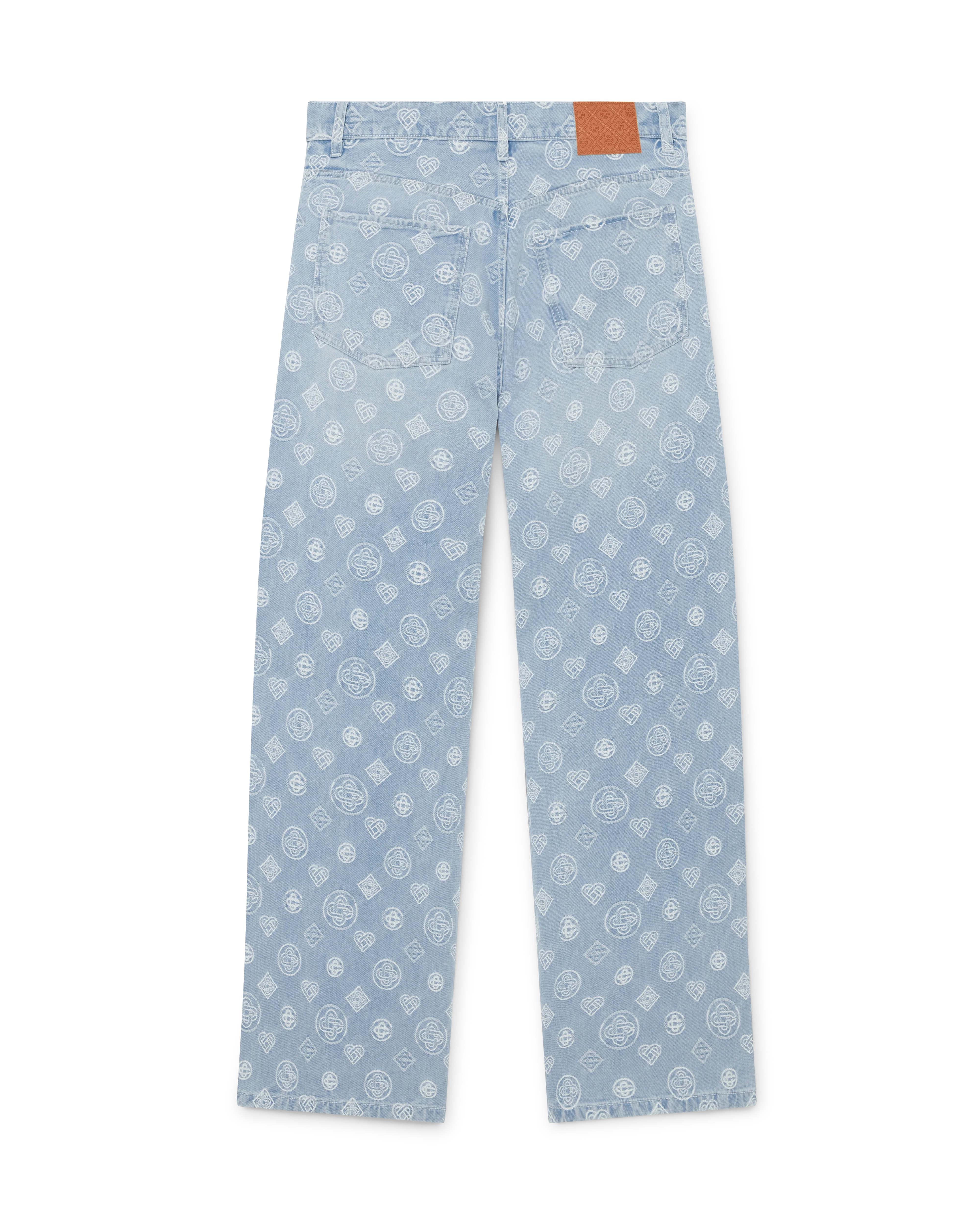 Denim Monogram Relaxed Fit Jeans