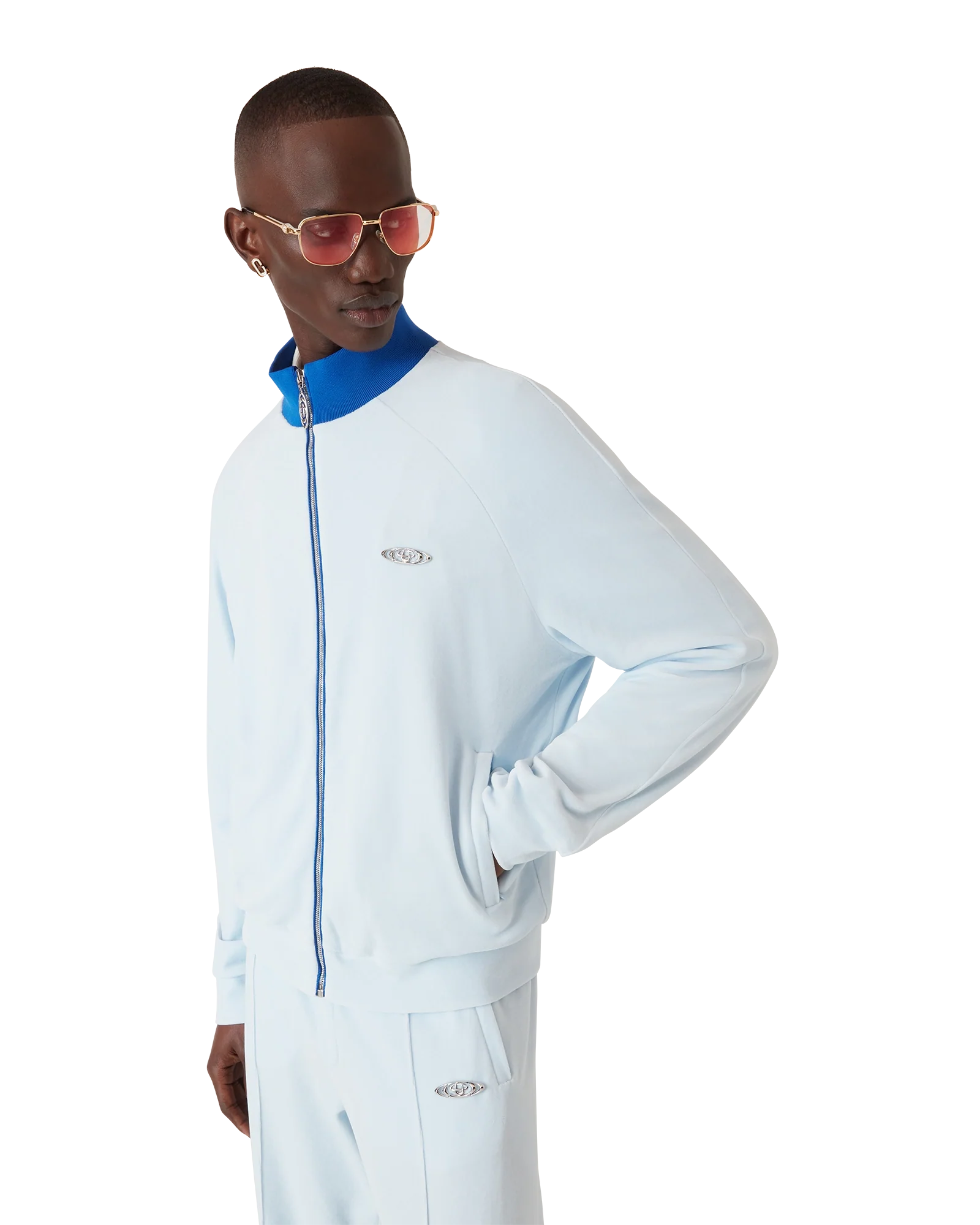 Velour Track Jacket