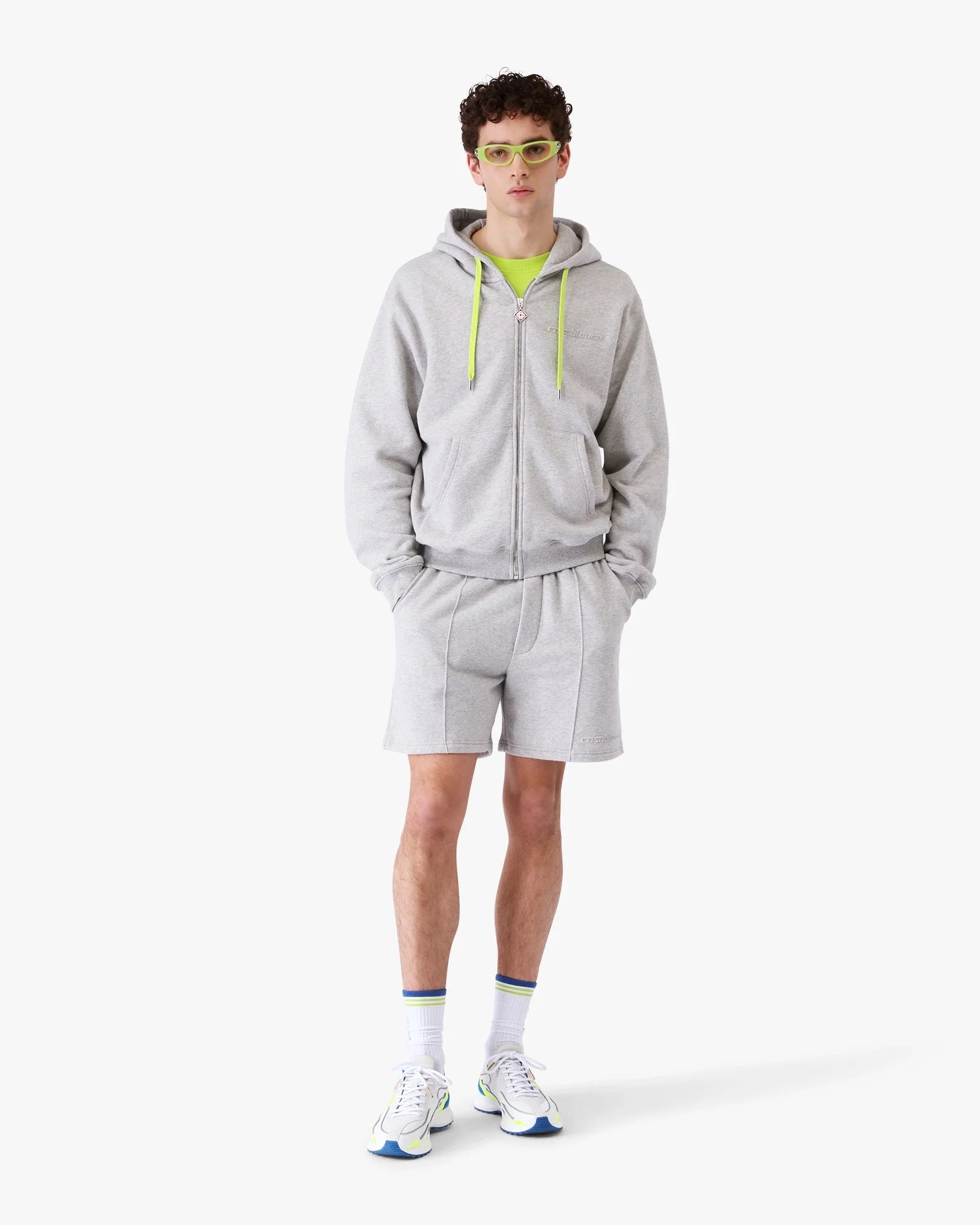 Cashmere Blend Sweat Shorts