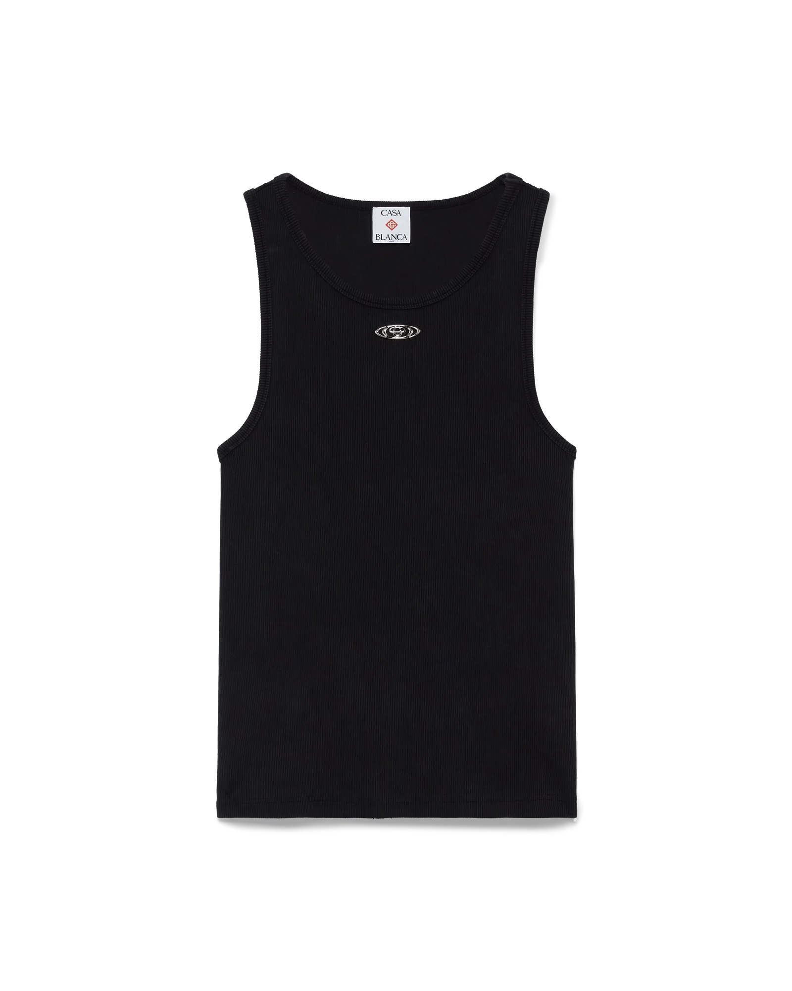 Faded Ribbed Tank Top