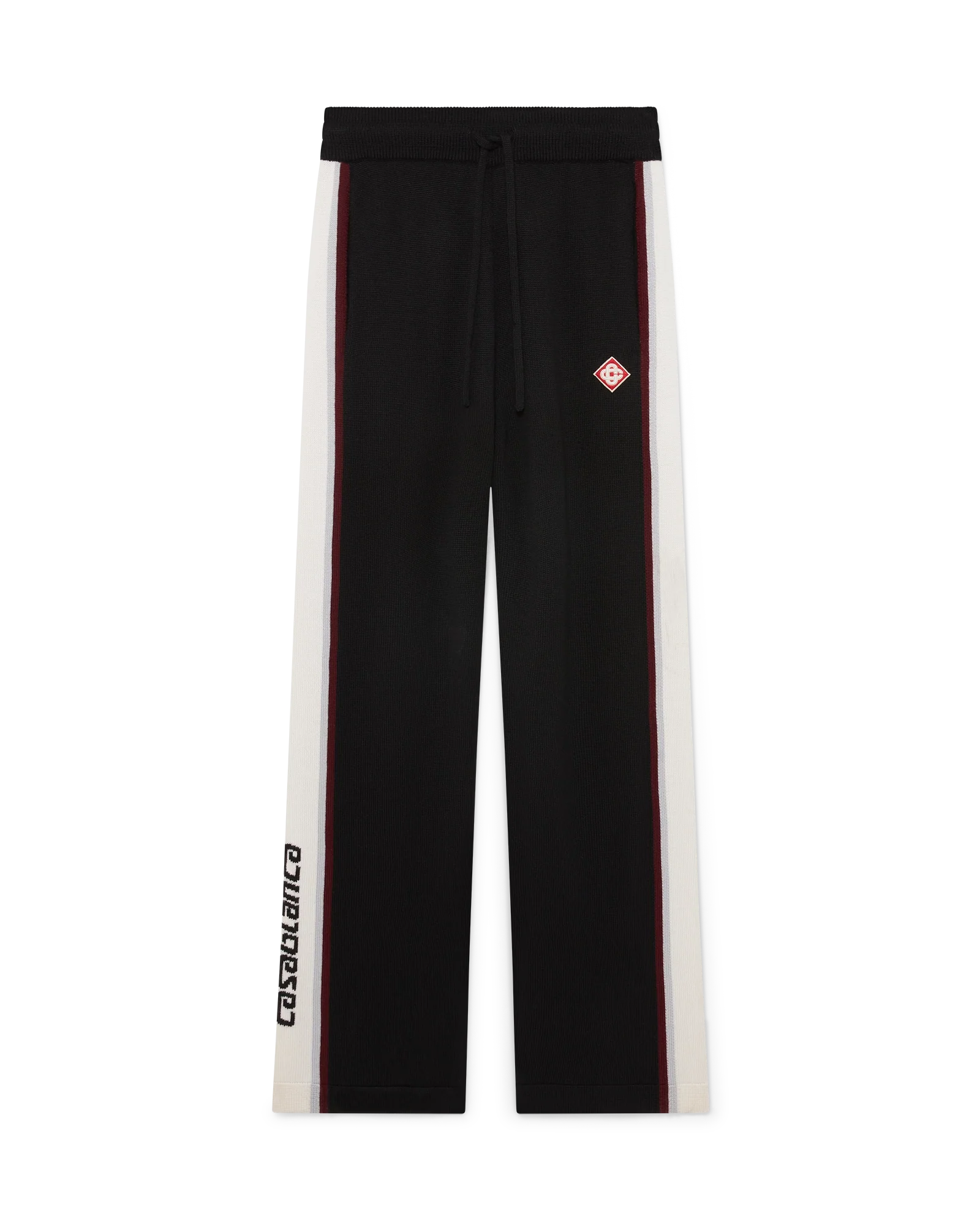 Stripe Merino Knit Trousers