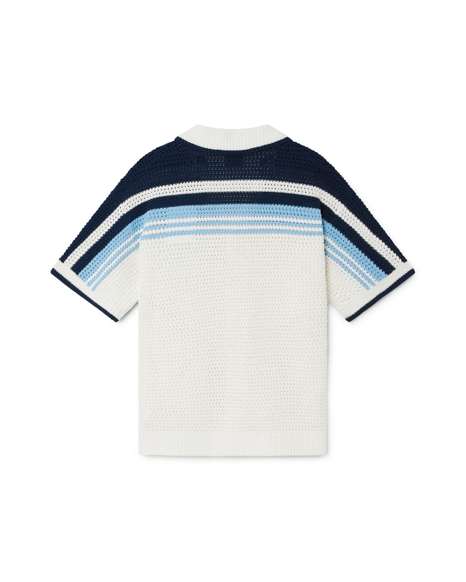 Tennis Cotton Crochet Short Sleeve Shirt