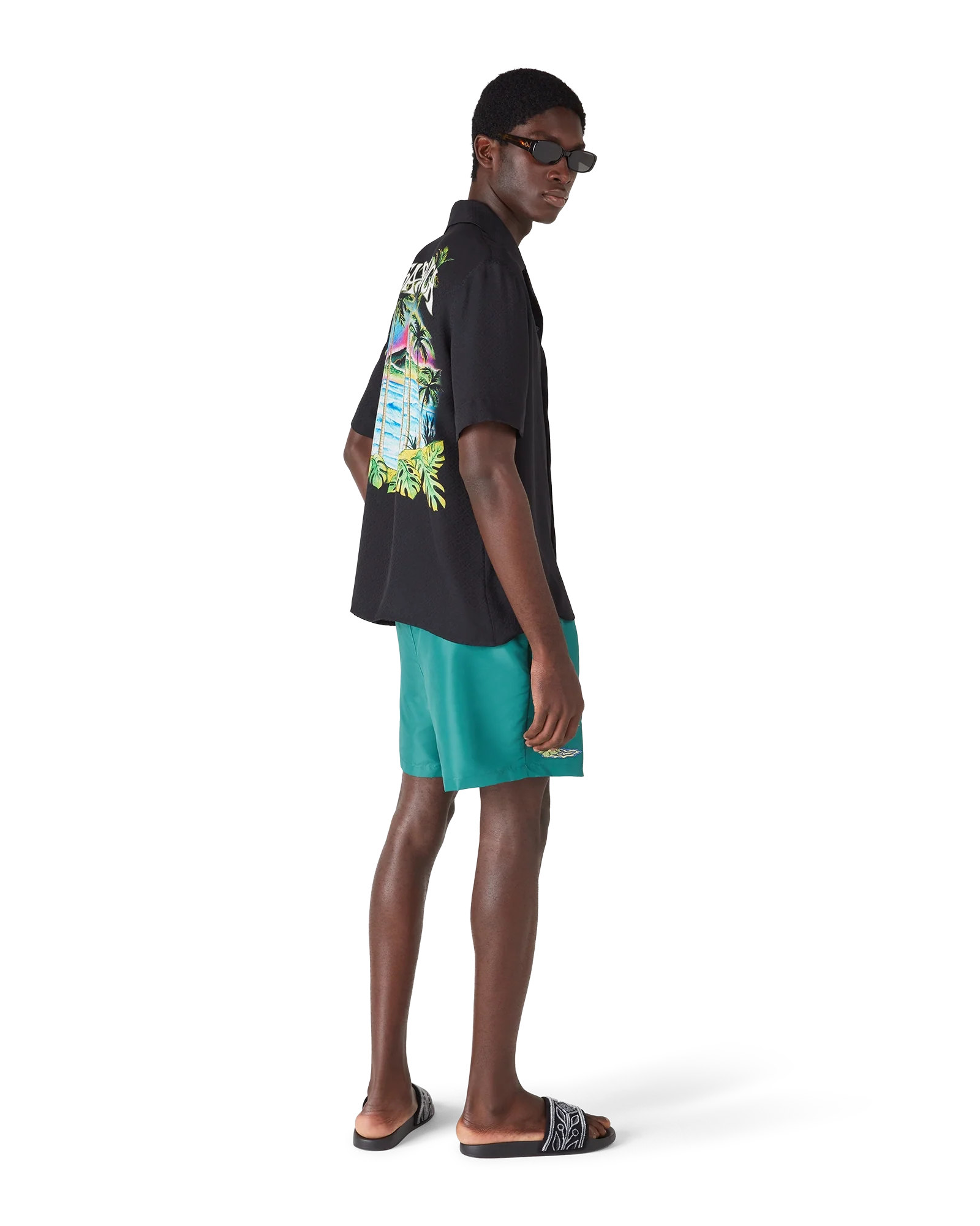 Casa Embroidery Swim Shorts