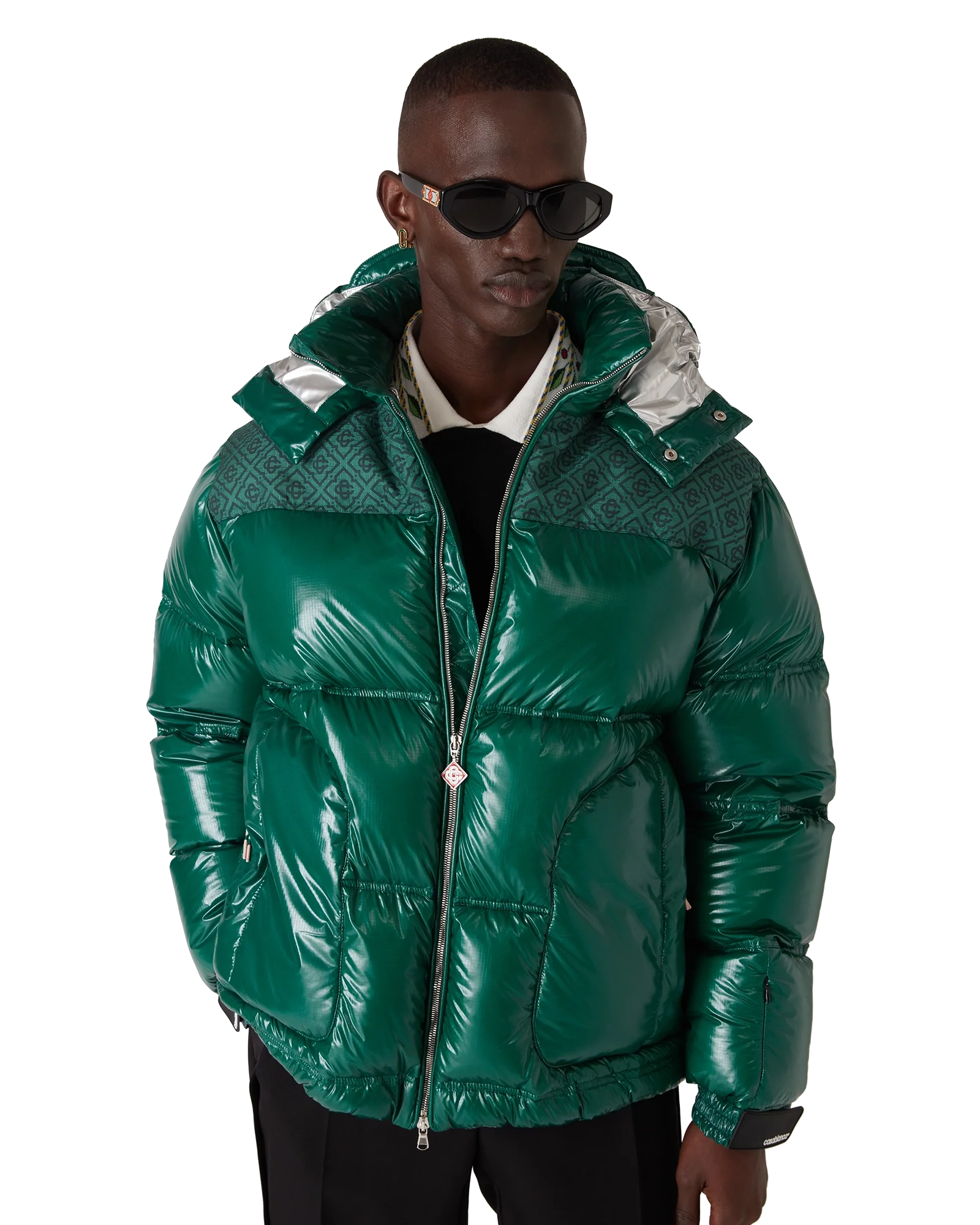 Nylon Puffer Down Jacket