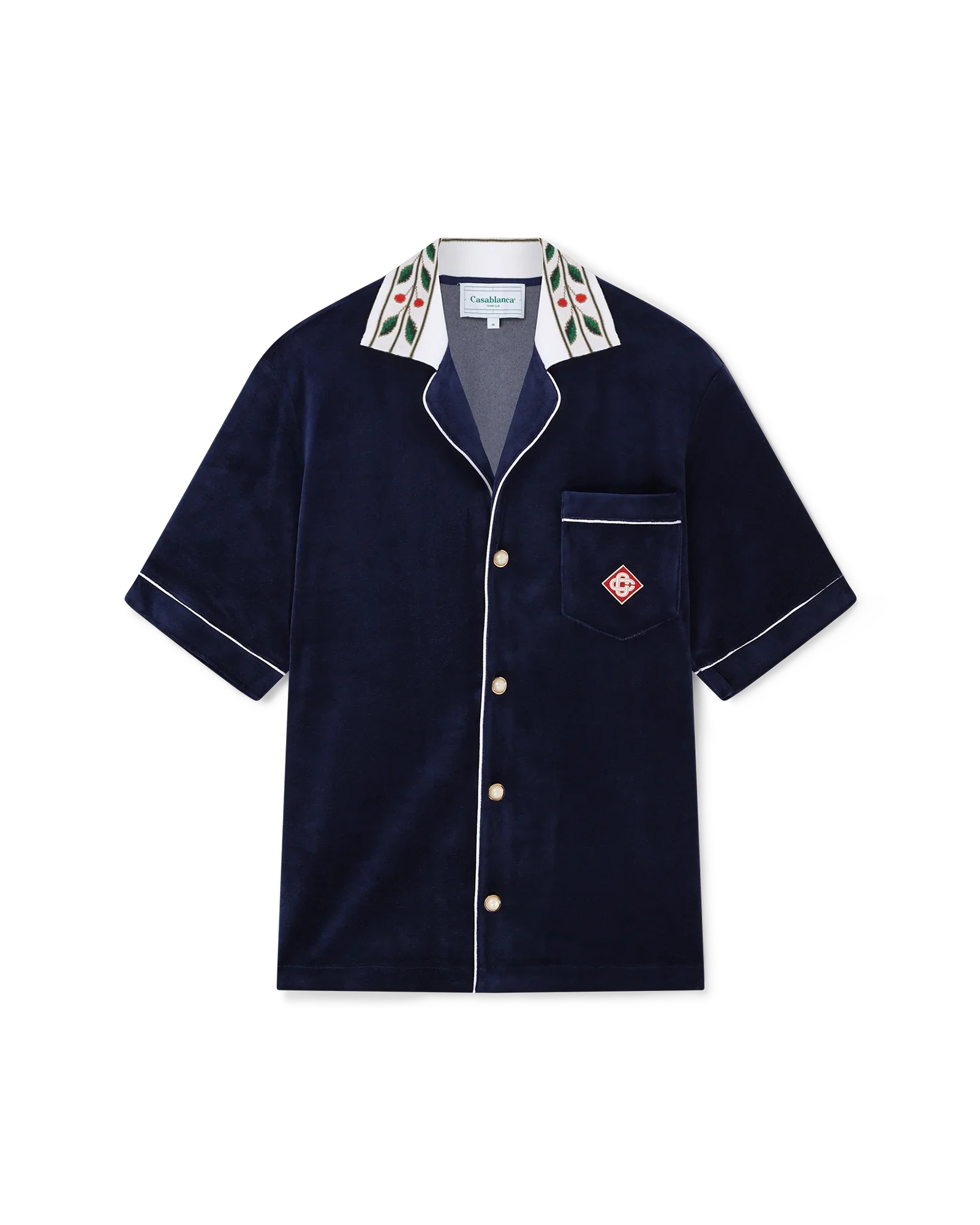 Laurel Short Sleeve Velour Shirt