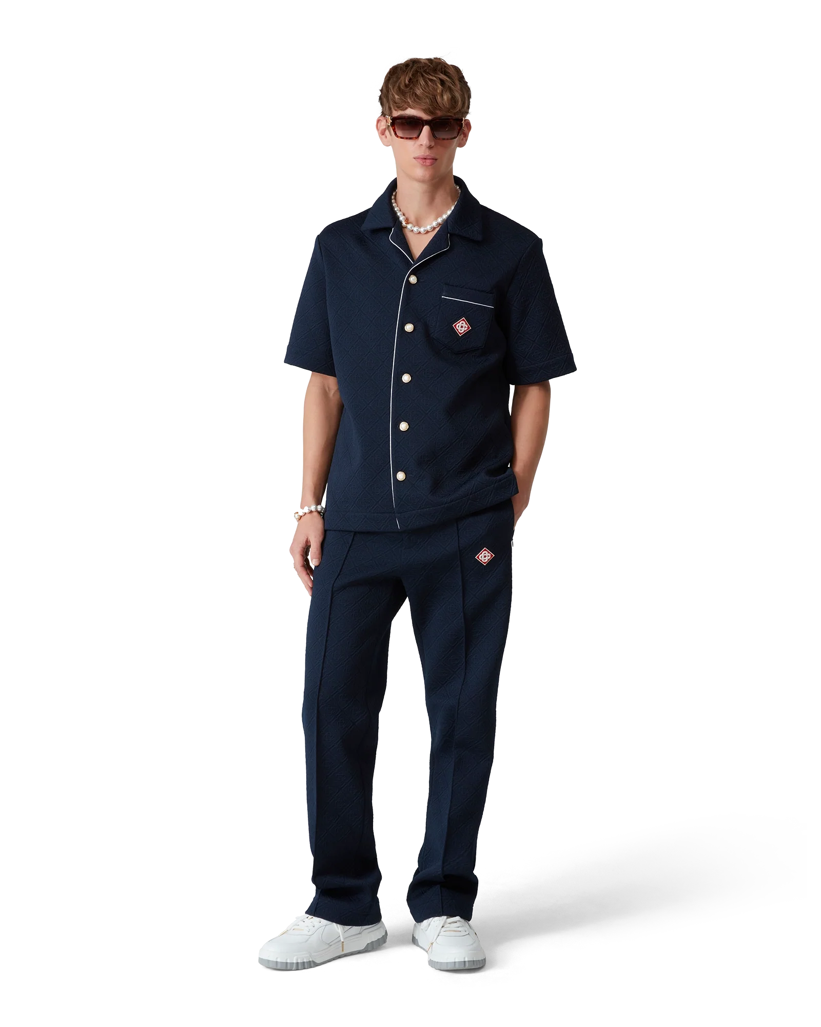 Jacquard Monogram Track Pants