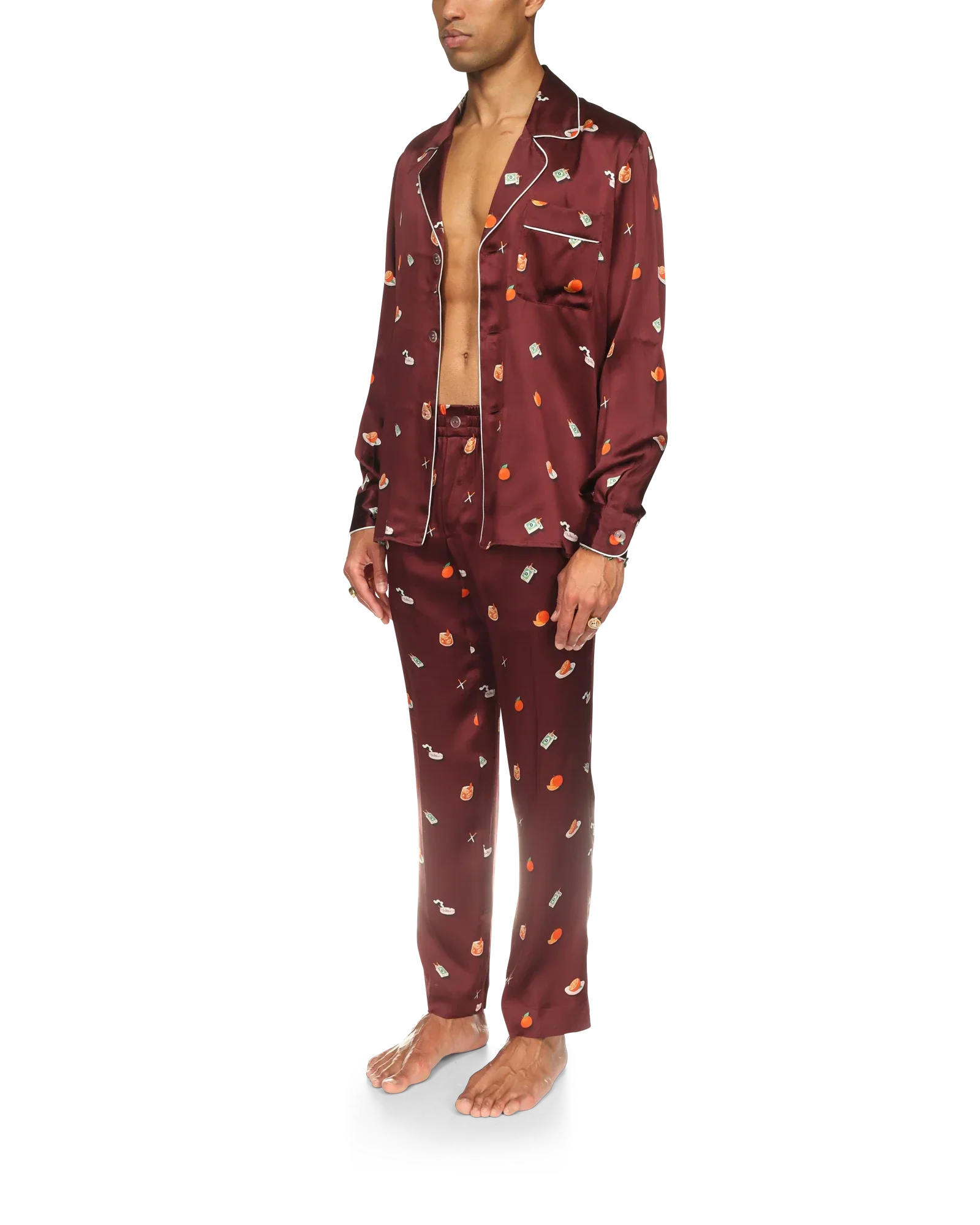 Vices Silk Satin Pyjama Trousers