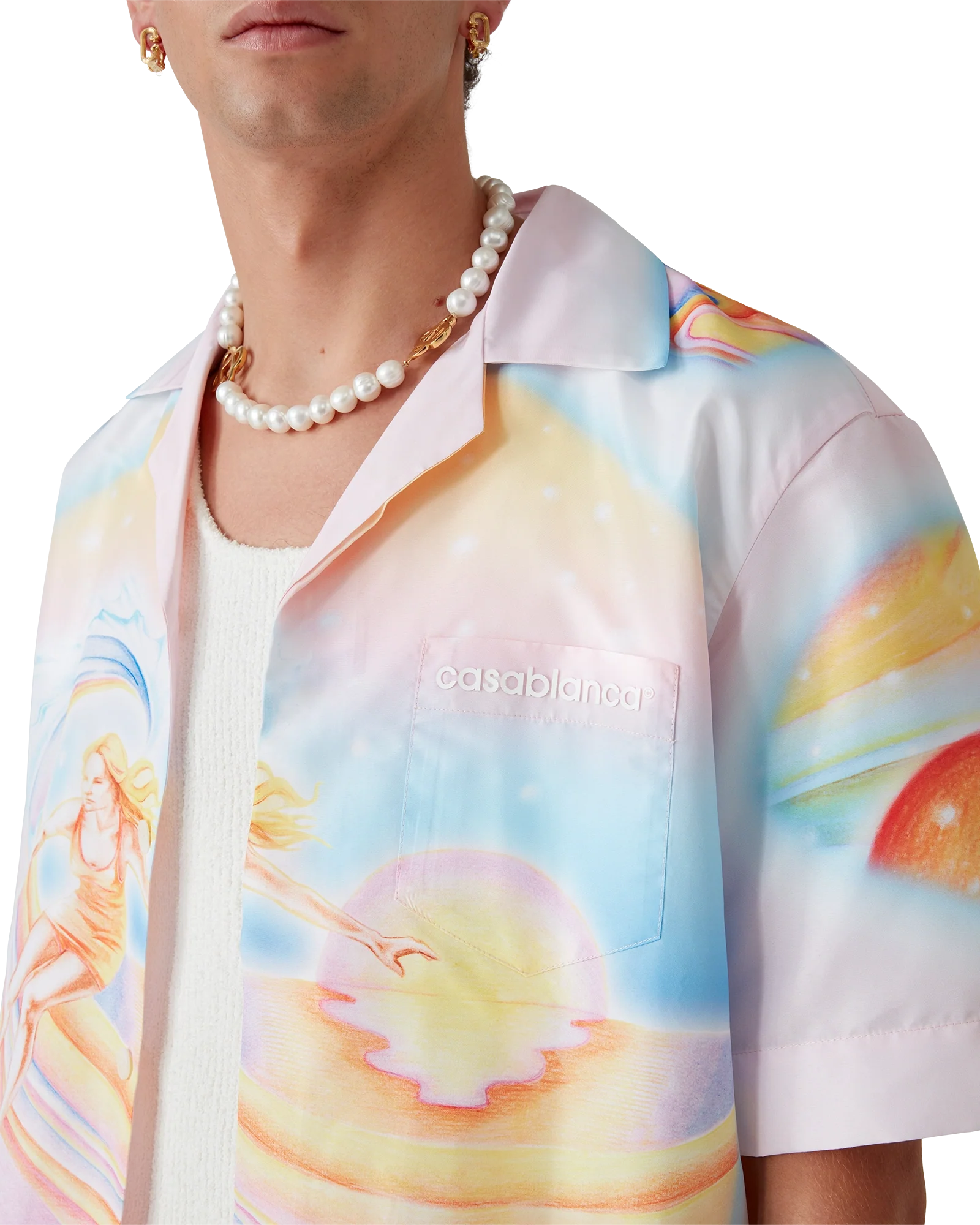 Psychedelic Nirvana Short Sleeve Swim Shirt