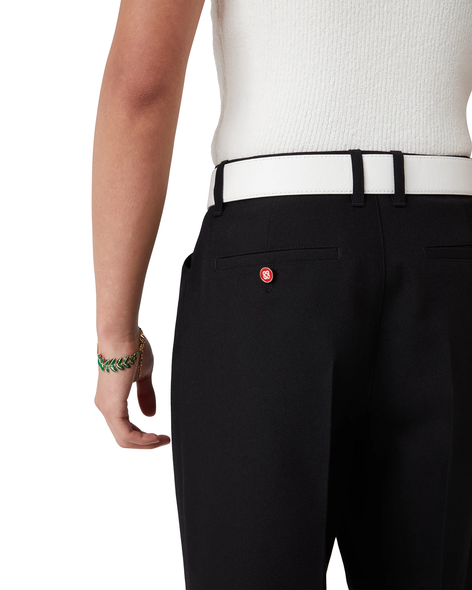 Pleated Chino Trousers