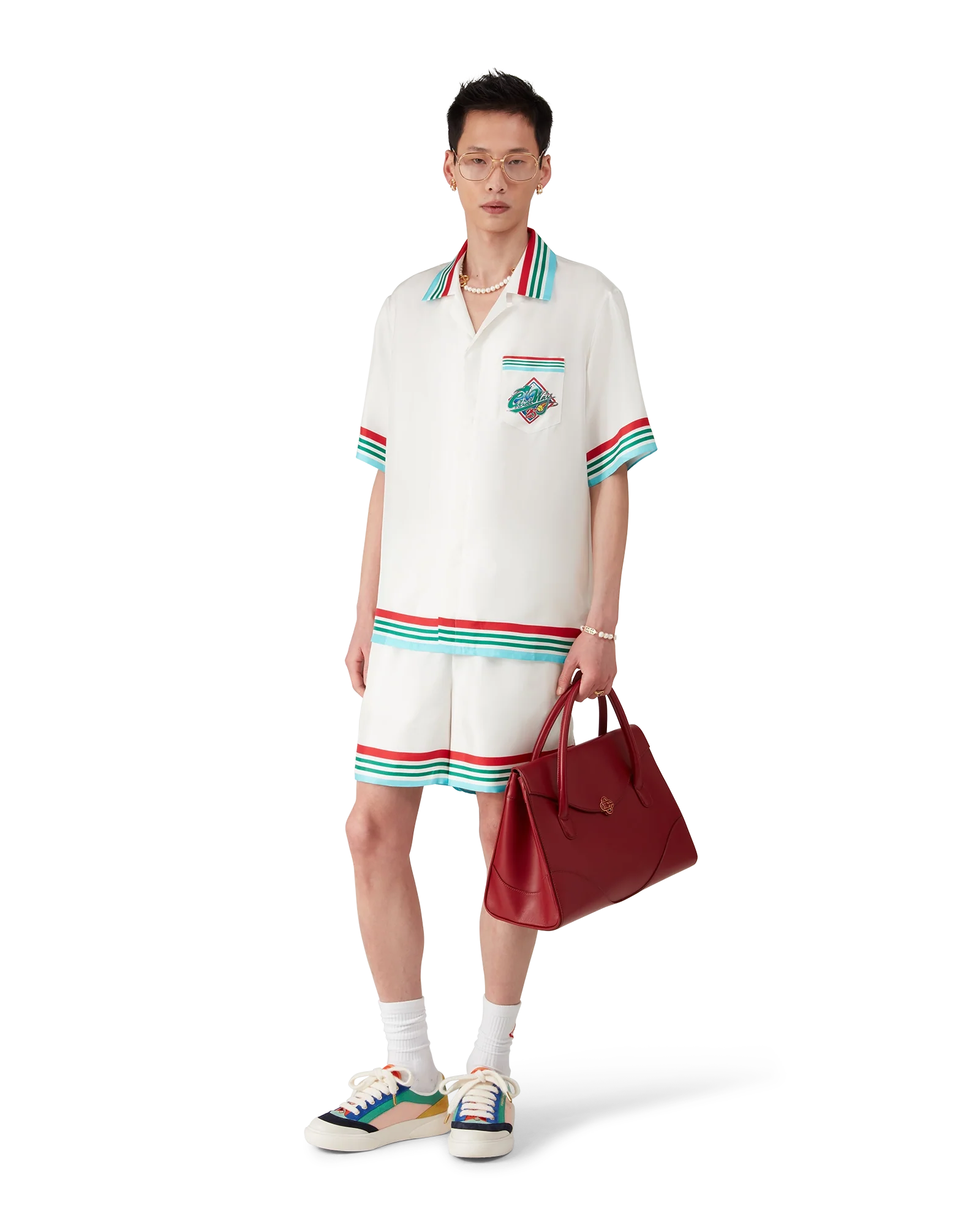 Casa Way World Series Short Sleeve Silk Shirt
