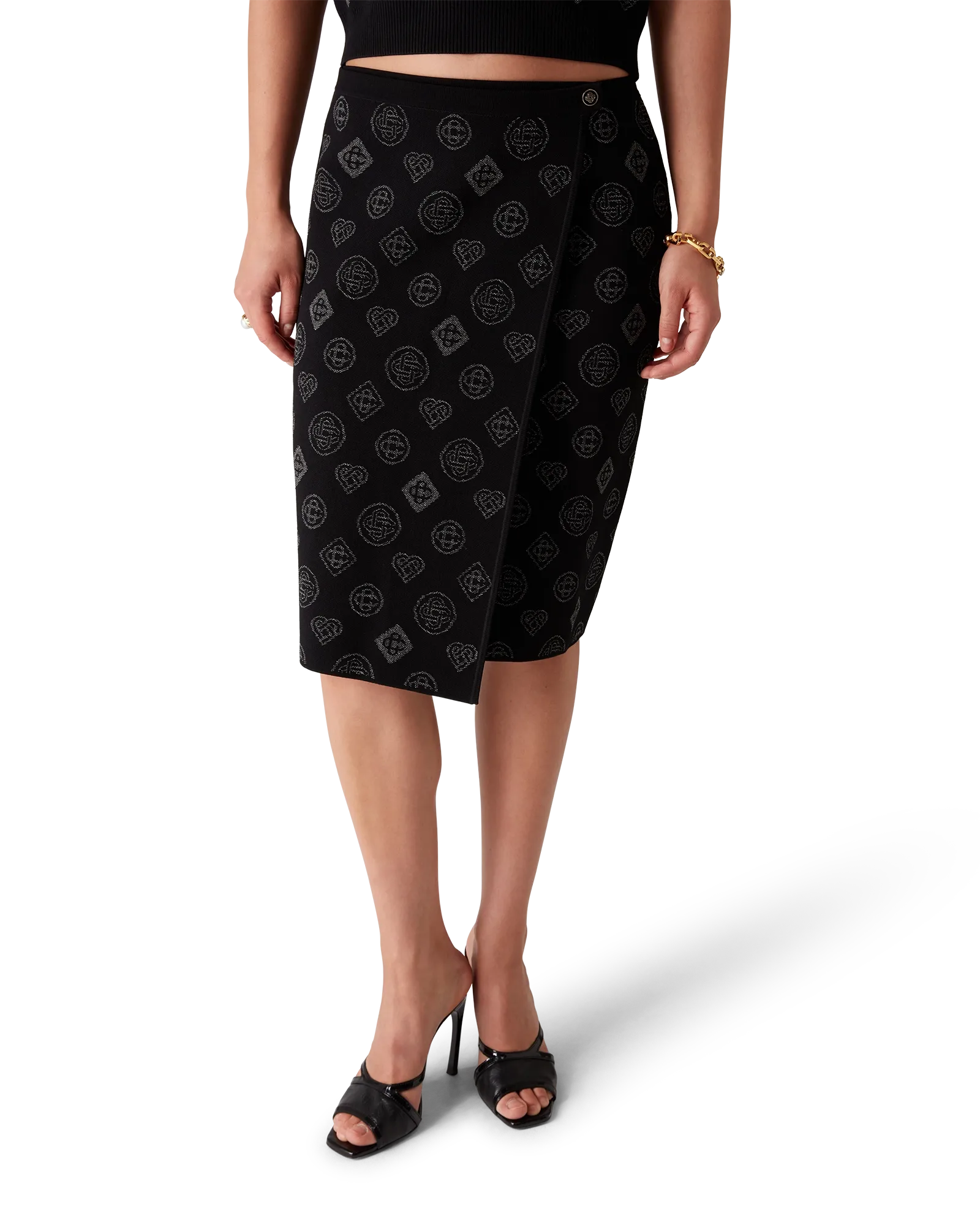 Monogram Jacquard Skirt