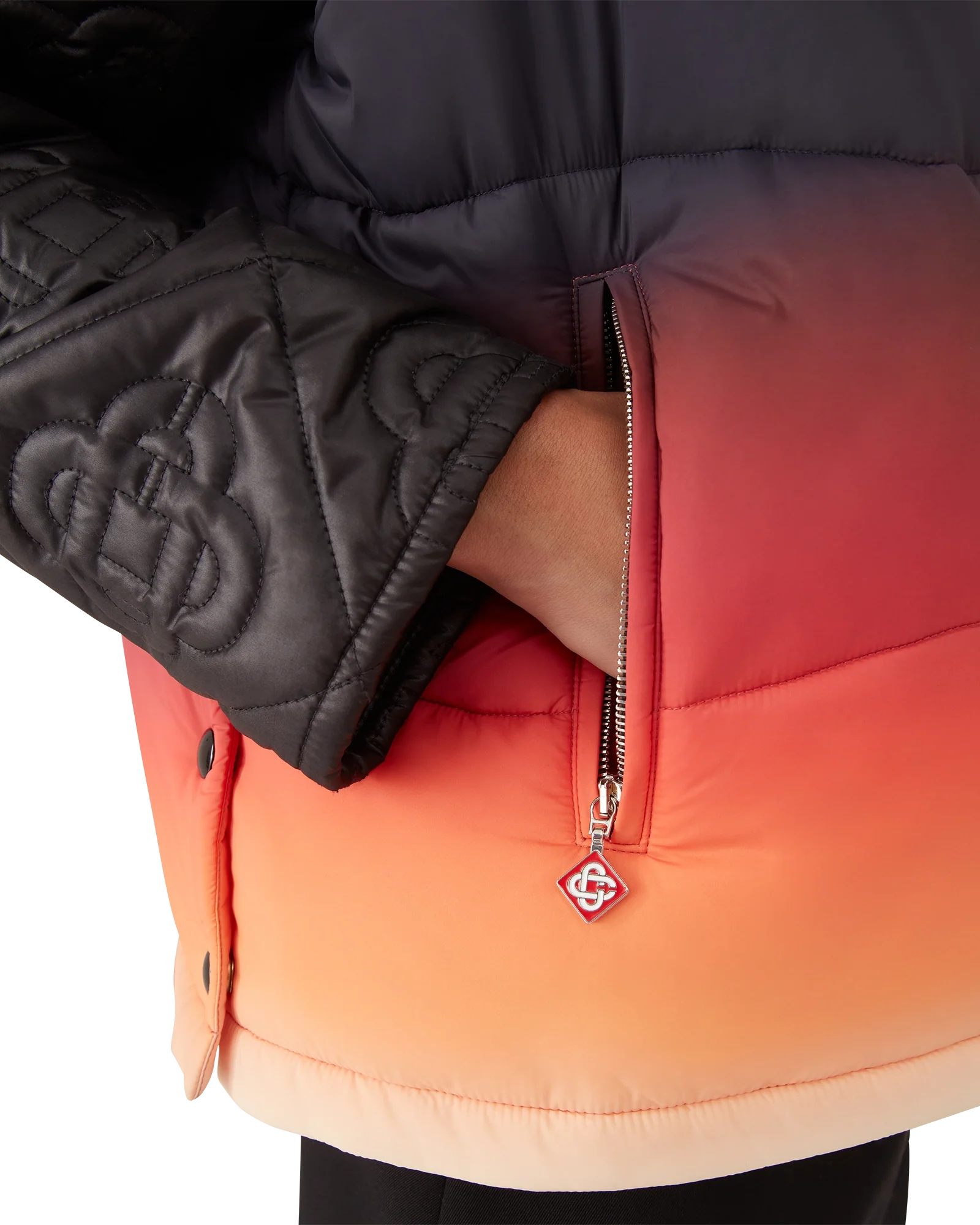 Gradient Nylon Down Puffer Gilet