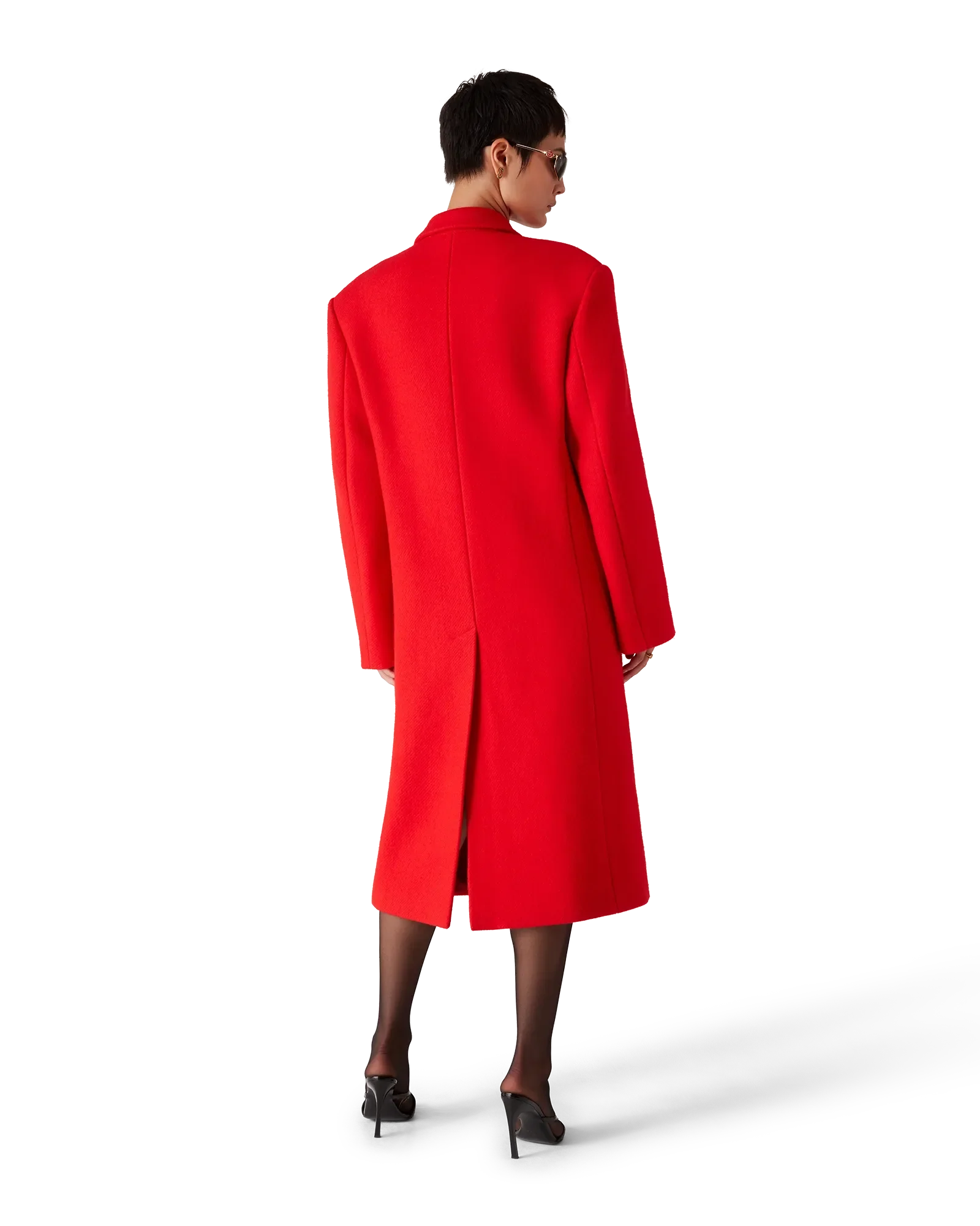 Boiled Wool Overcoat