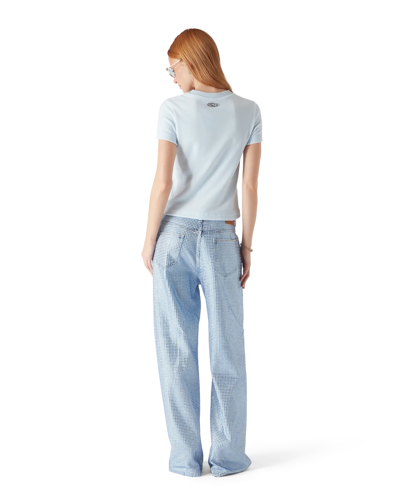 Womens Velour Short Sleeve T-Shirt
