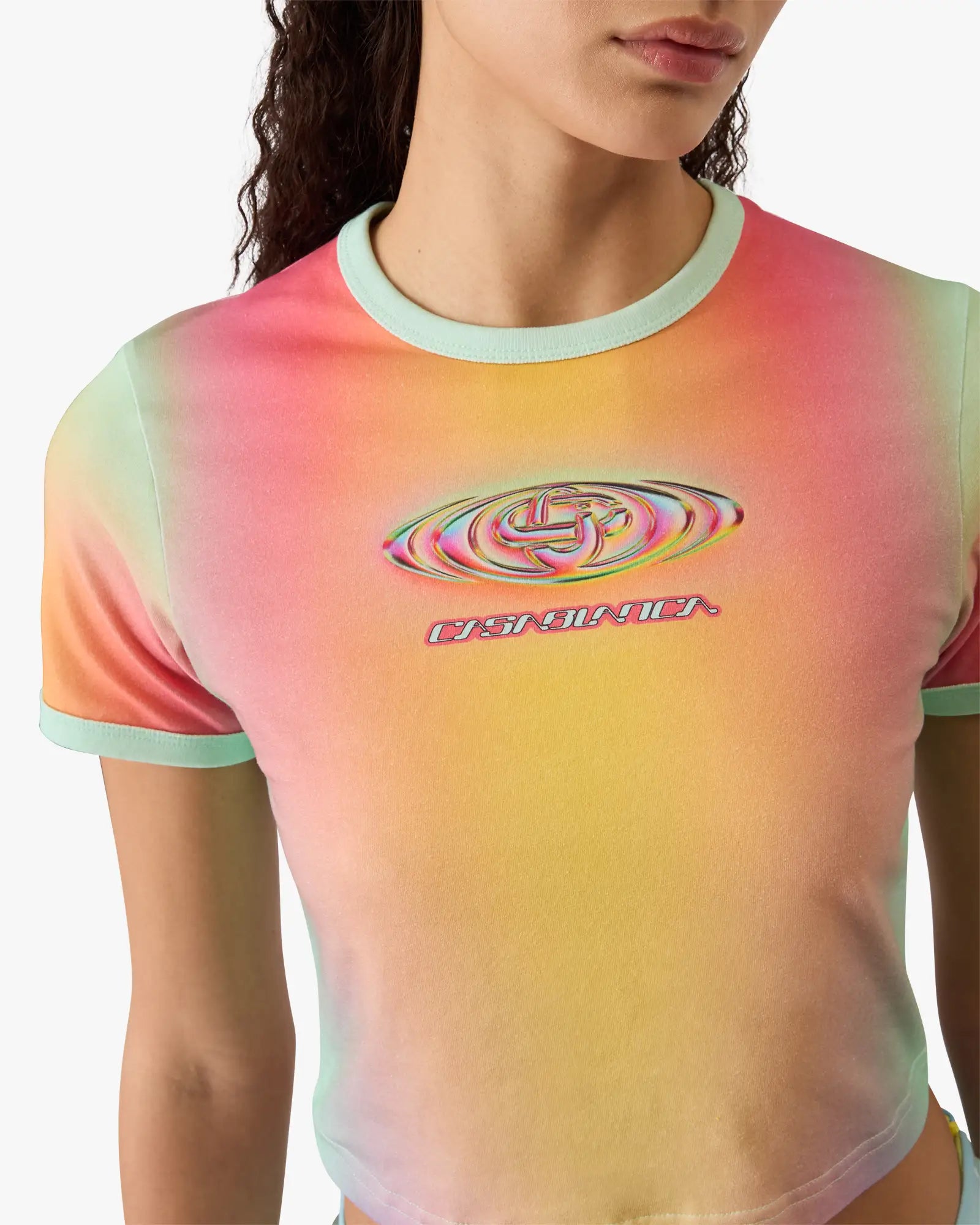 Glass Gradient Printed Baby Short Sleeve T-Shirt