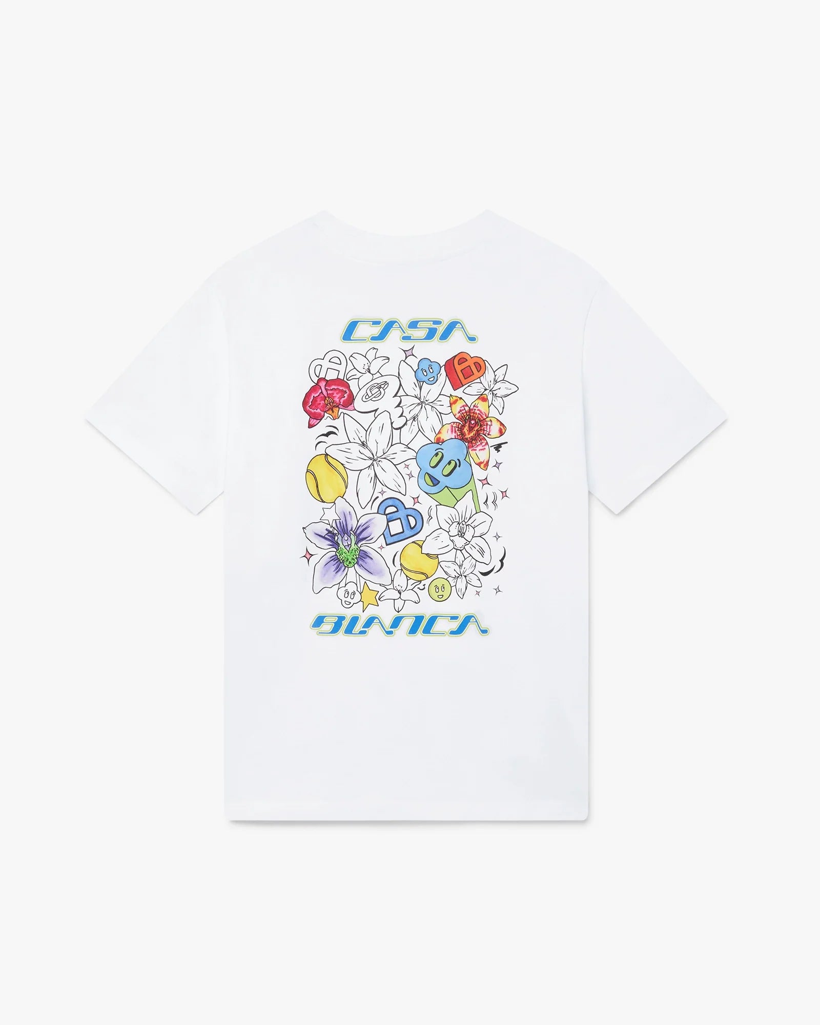 White Graffiti Short Sleeve T-Shirt